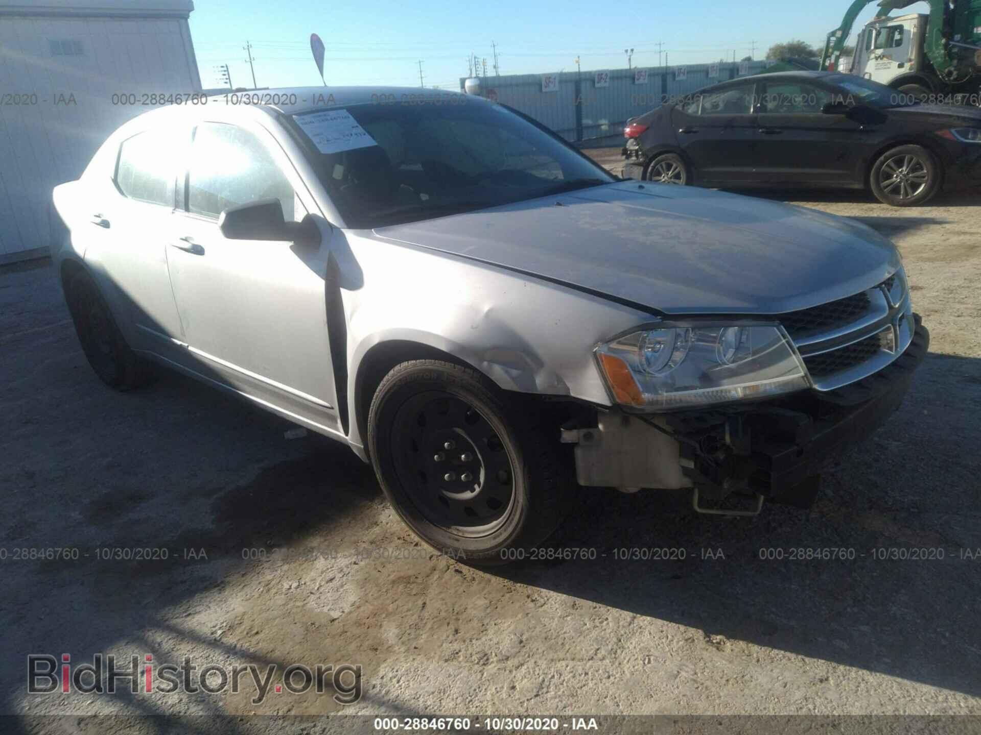 Photo 1C3CDZAB6CN323910 - DODGE AVENGER 2012