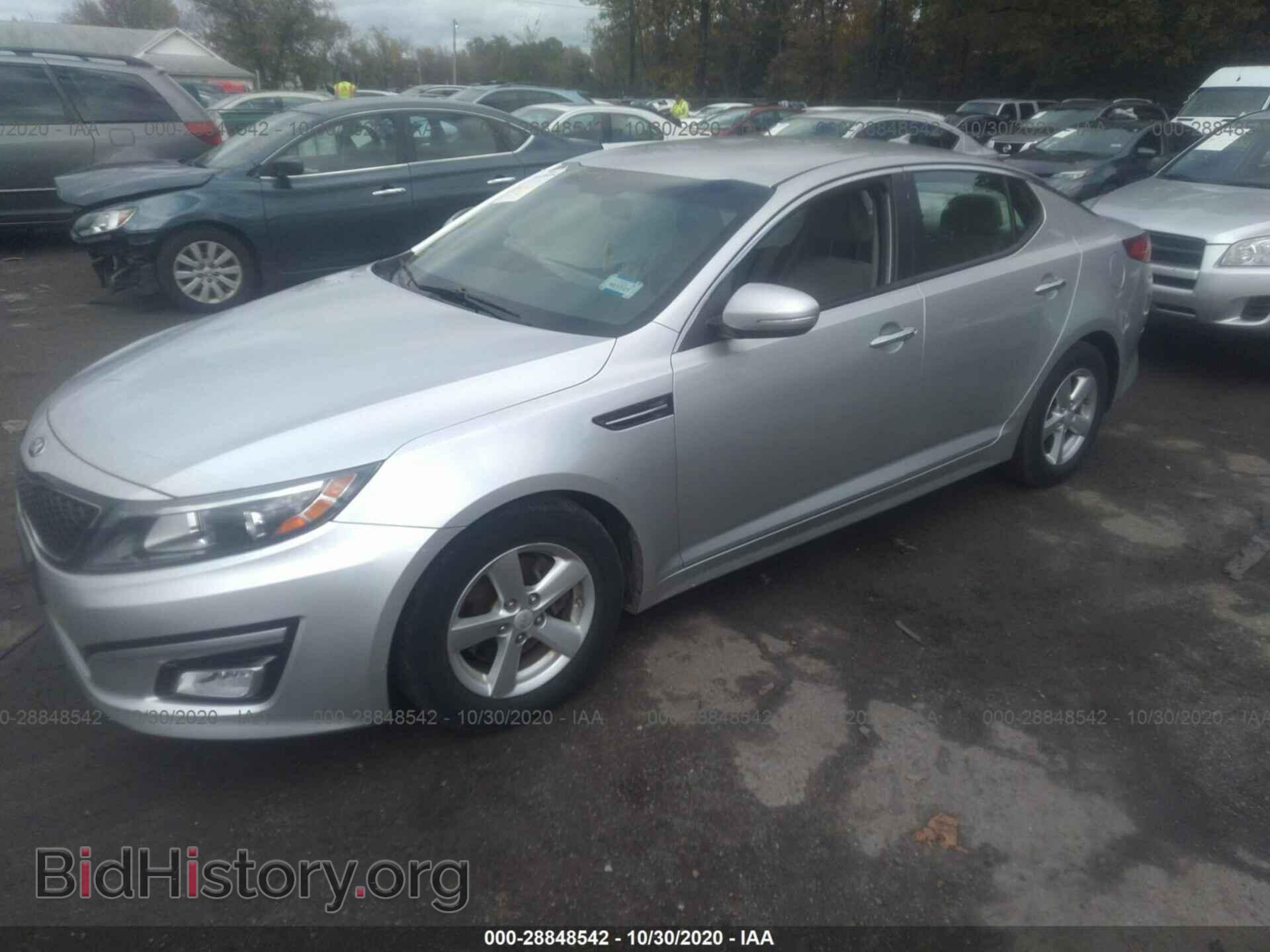 2014 KIA OPTIMA - VIN: KNAGM4A70E5478626 - Фото 2