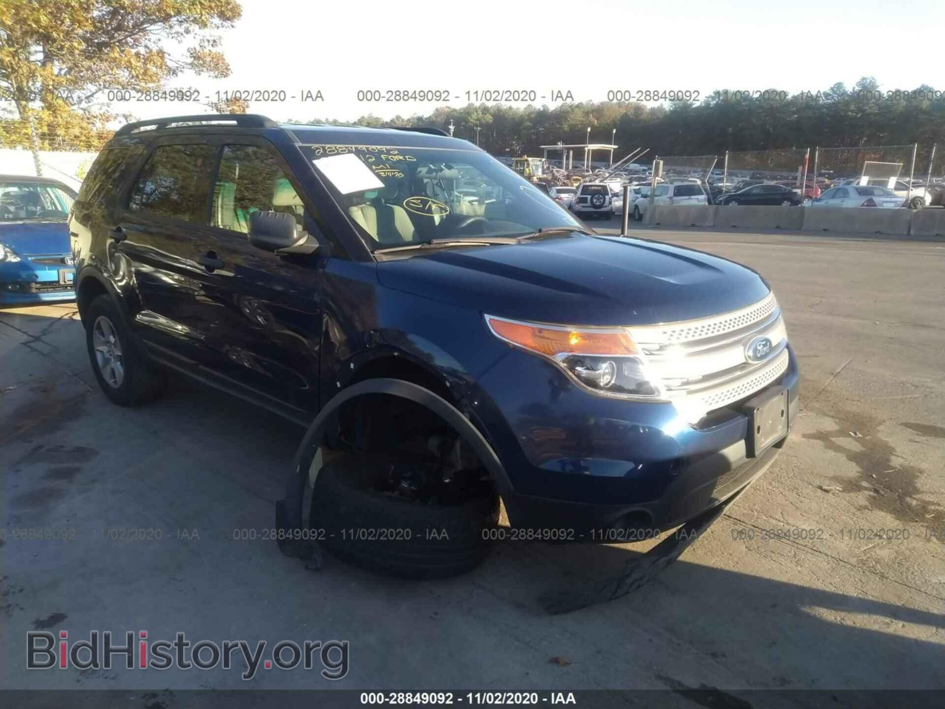 Photo 1FMHK7B89CGA03074 - FORD EXPLORER 2012