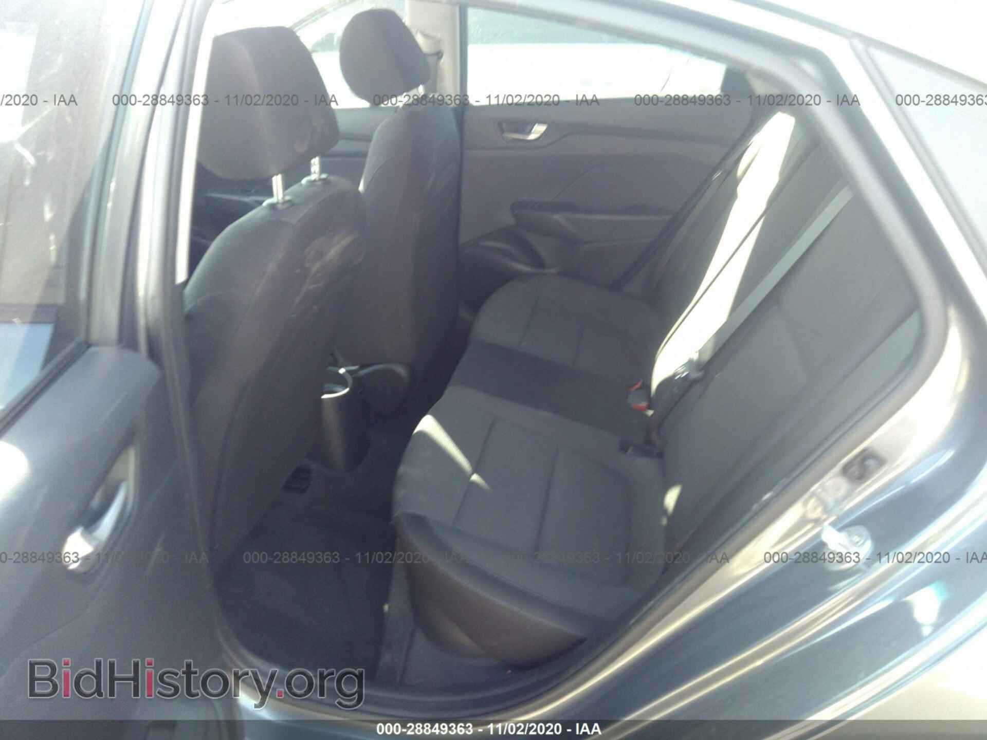 2018 HYUNDAI ACCENT - VIN: 3KPC24A38JE018486 - Фото 8