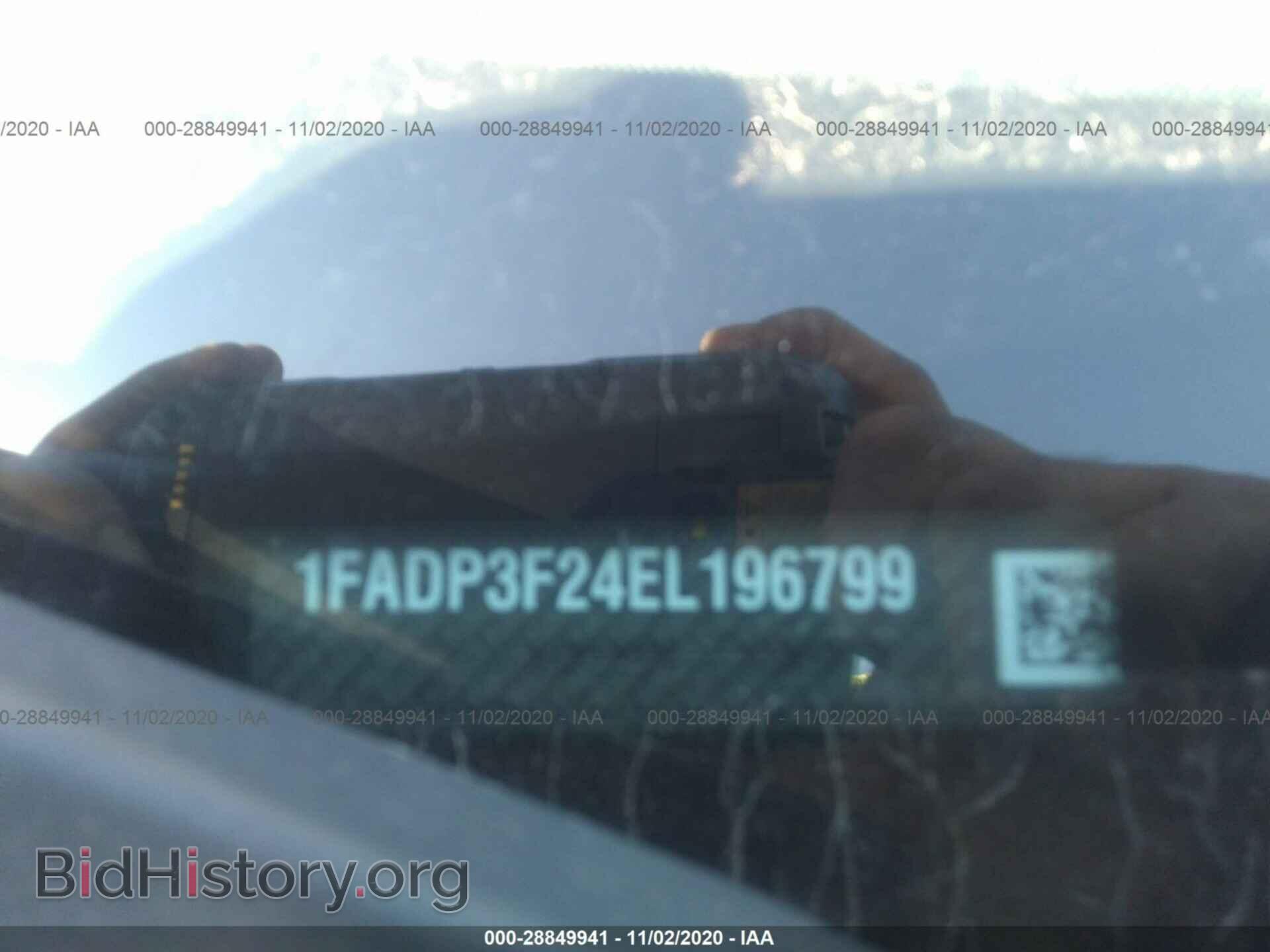 2014 FORD FOCUS - VIN: 1FADP3F24EL196799 - Фото 9