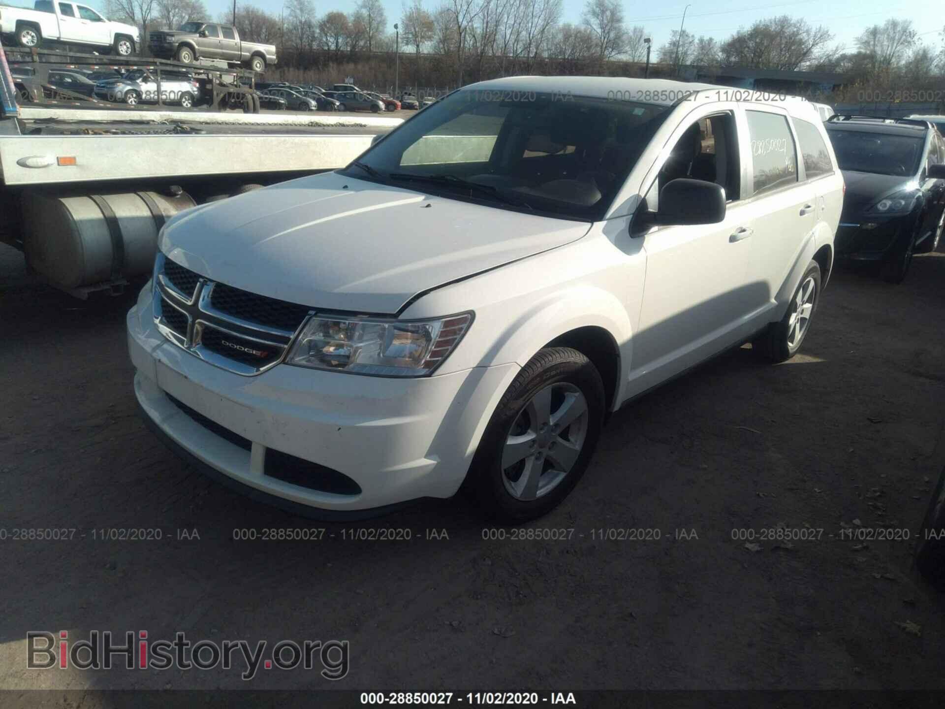 2013 DODGE JOURNEY - VIN: 3C4PDCAB2DT517684 - Фото 2