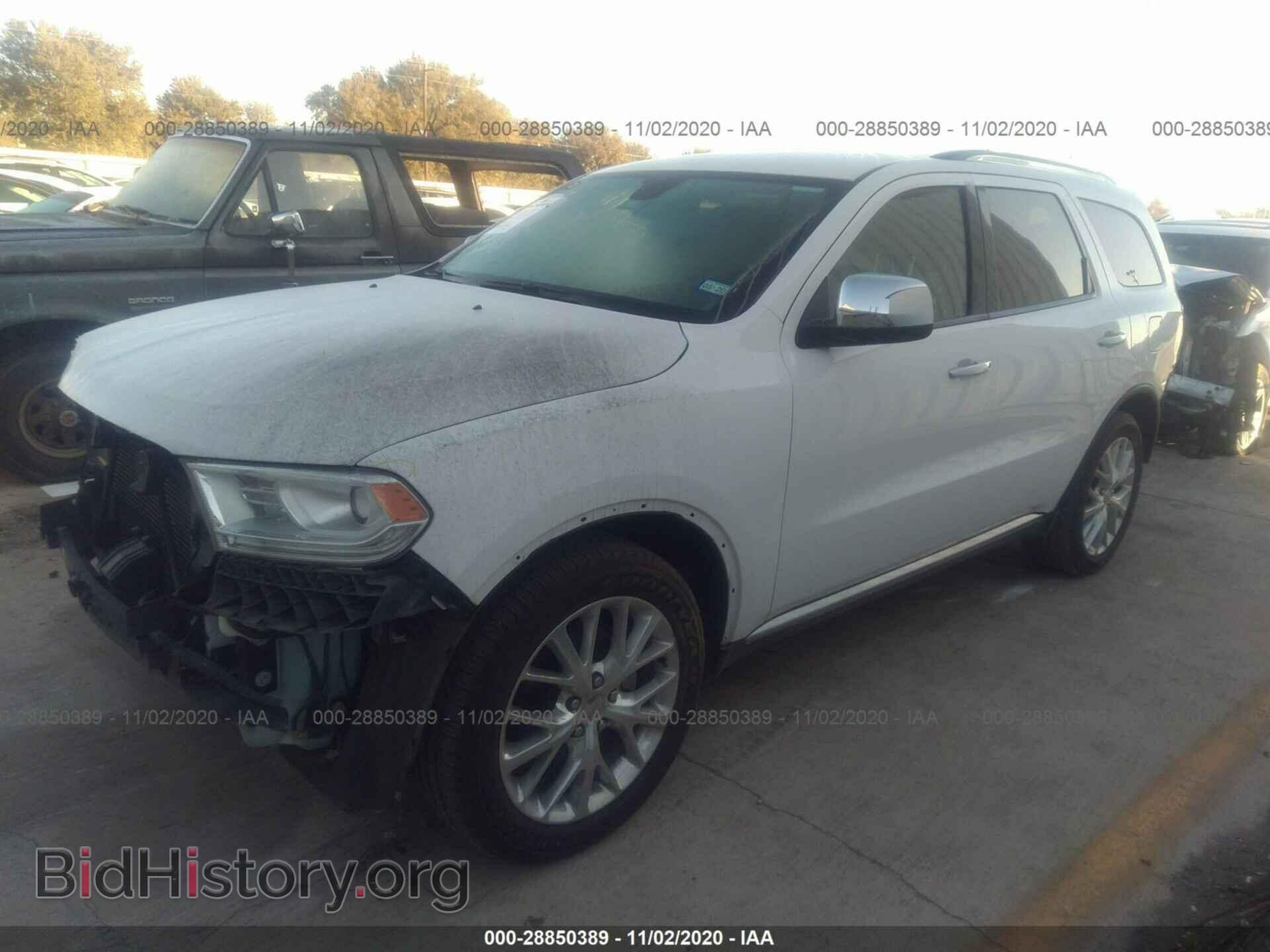 2016 DODGE DURANGO - VIN: 1C4RDHAG0GC361470 - Фото 2
