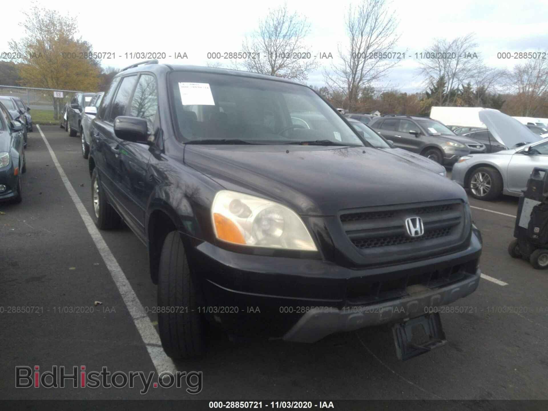 Photo 5FNYF18635B030683 - HONDA PILOT 2005
