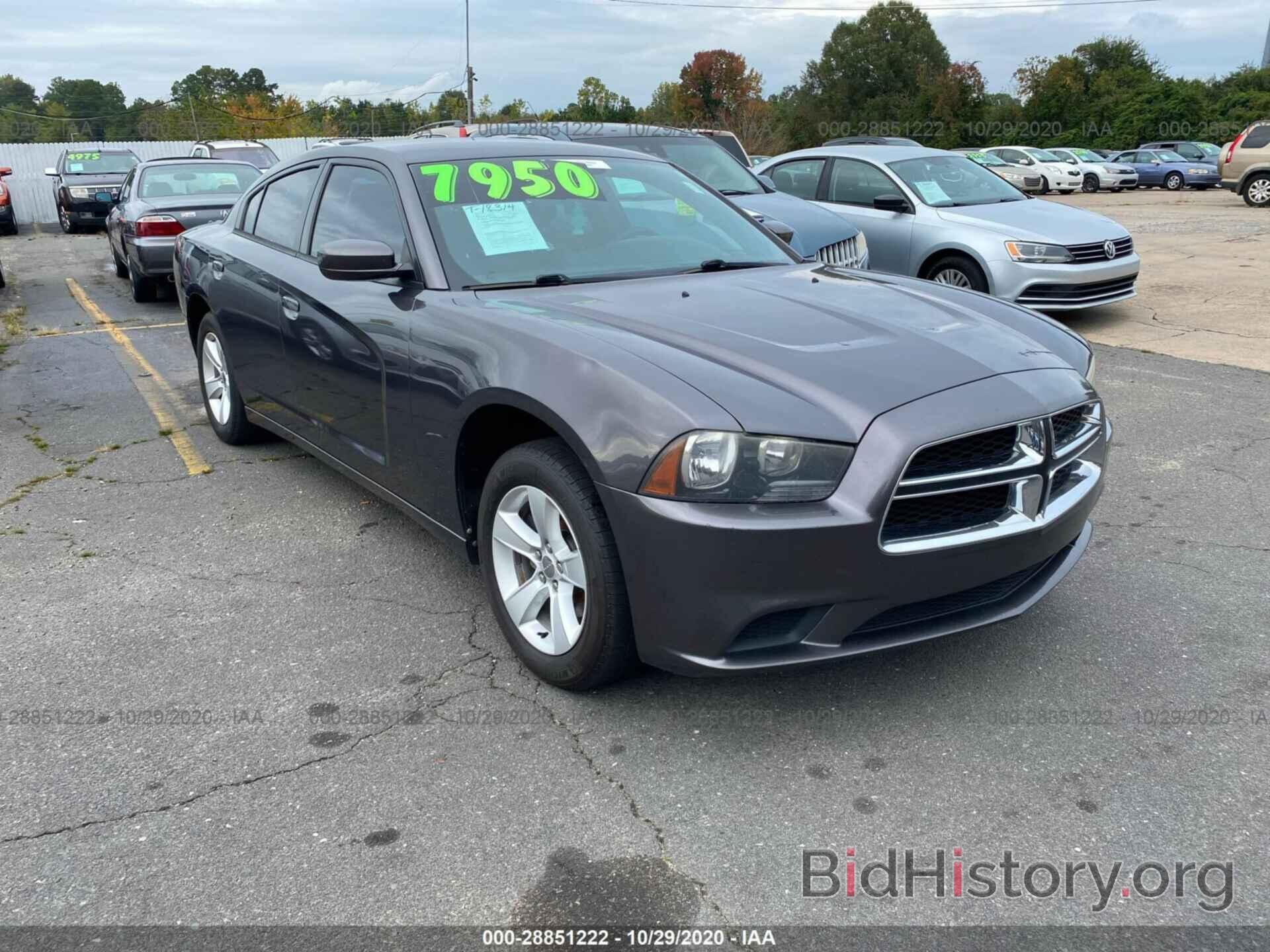 Photo 2C3CDXBG1DH738044 - DODGE CHARGER 2013