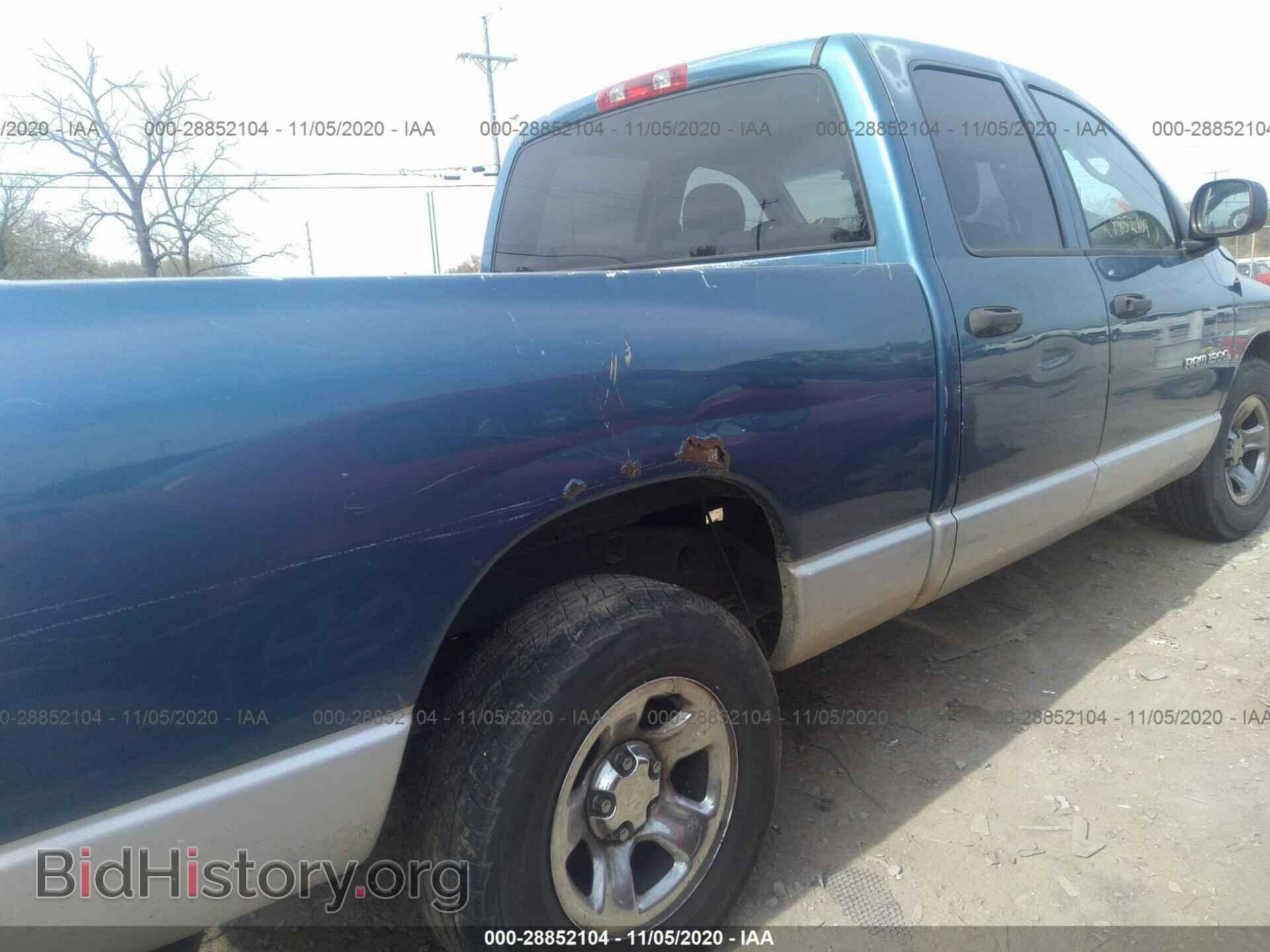2002 DODGE RAM 1500 - VIN: 3D7HA18NX2G163104 - Фото 6