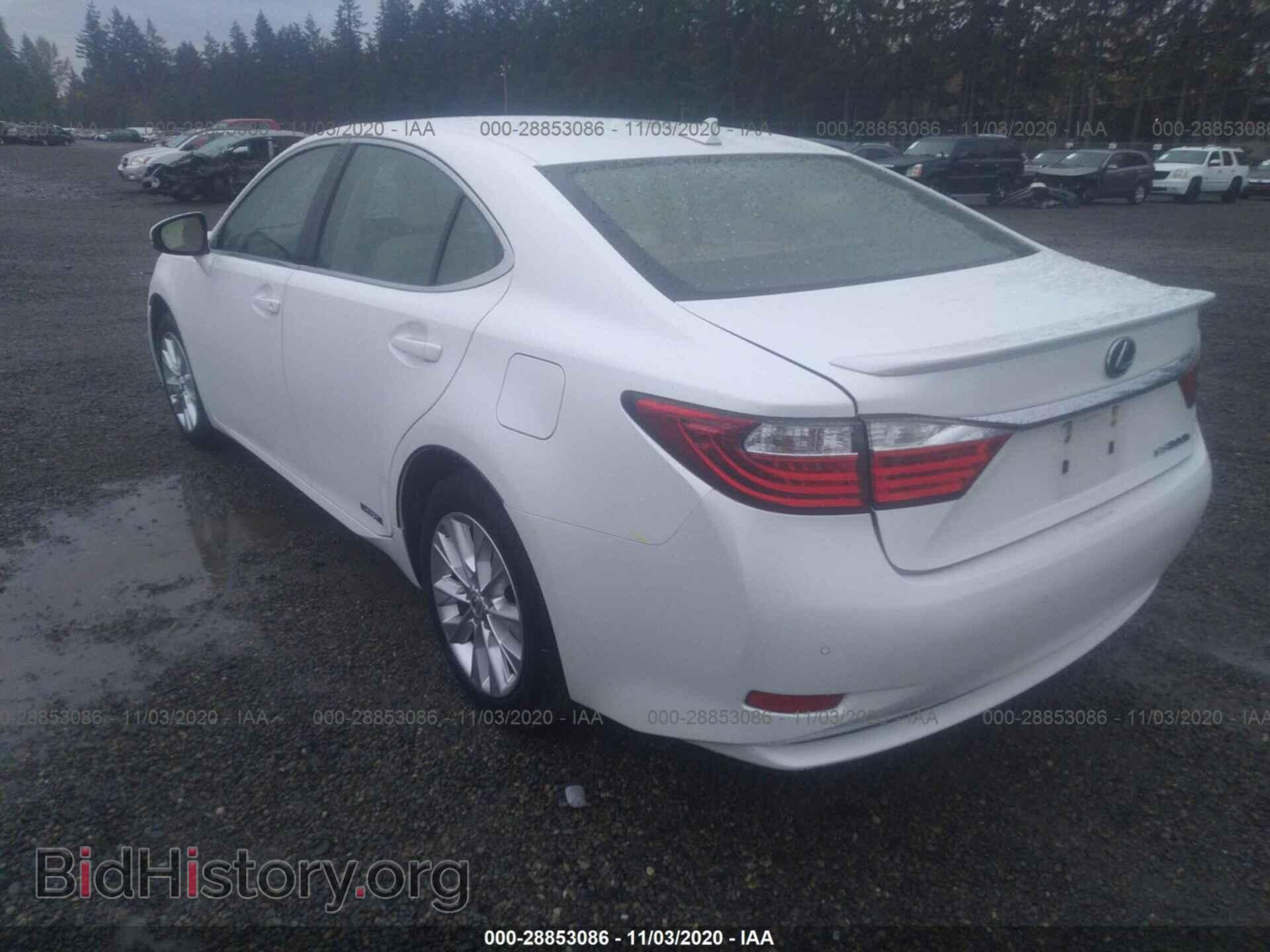 2013 LEXUS ES 300H - VIN: JTHBW1GG5D2035304 - Фото 3