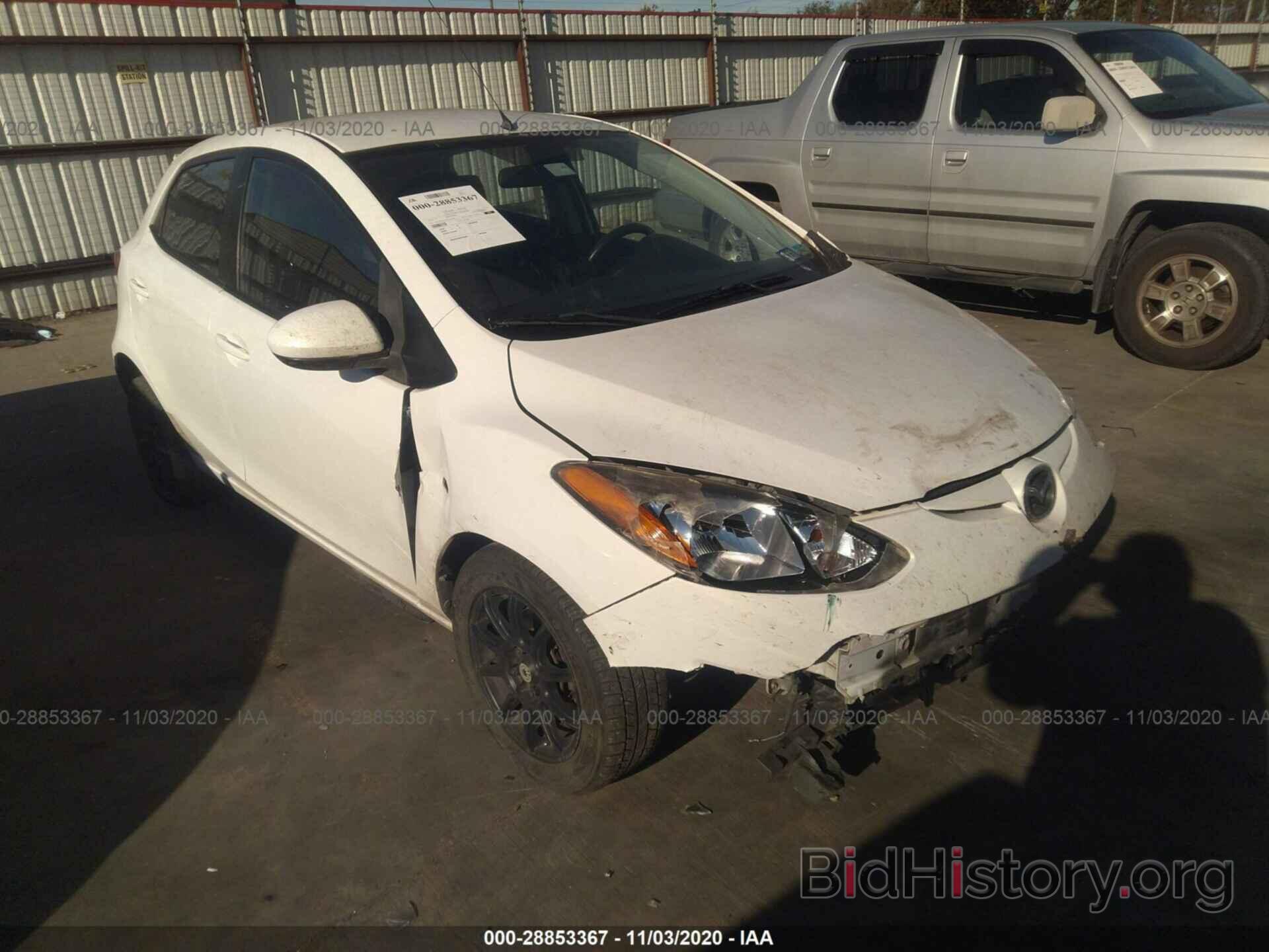 Photo JM1DE1KY4C0149981 - MAZDA MAZDA2 2012