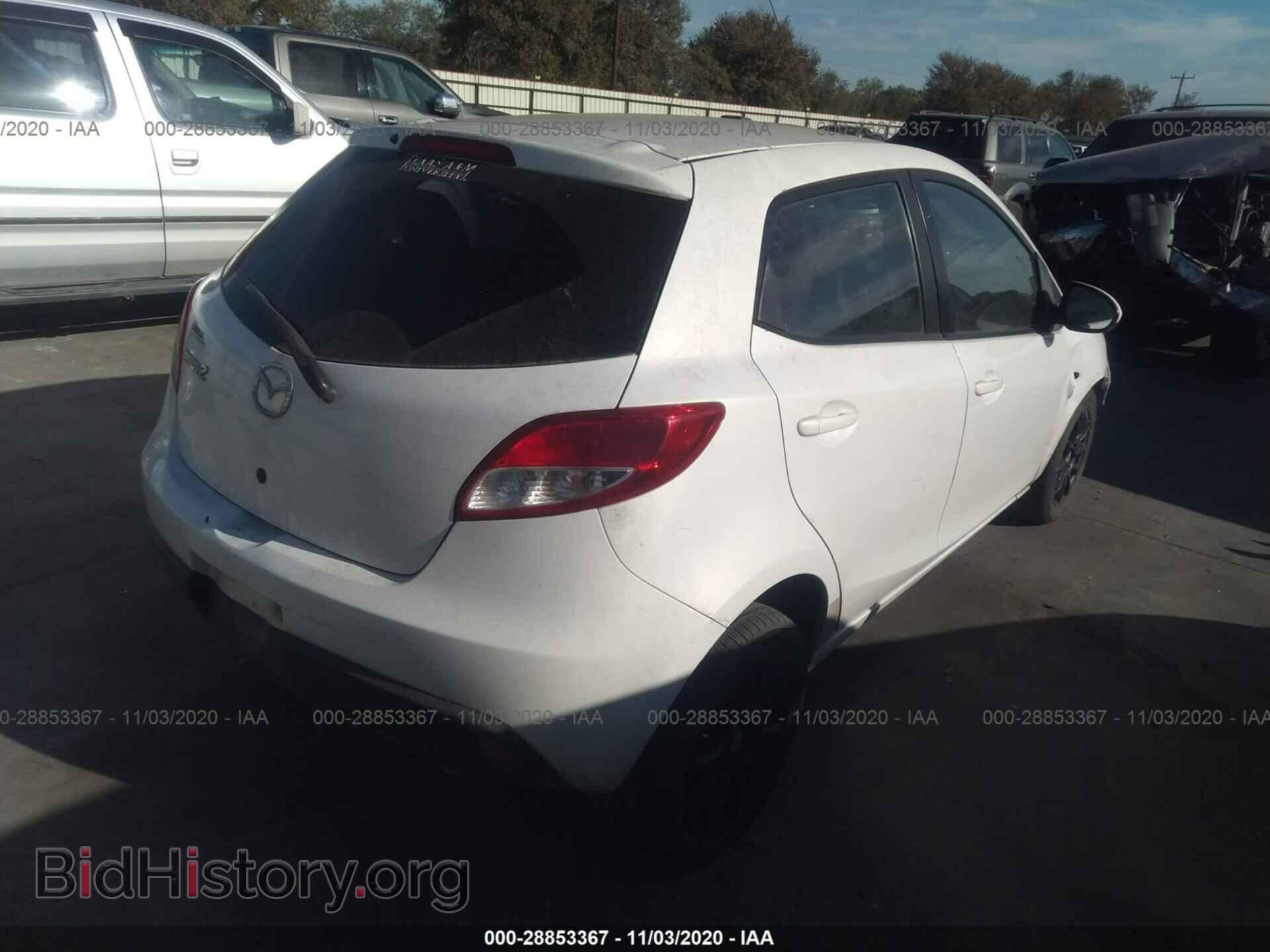 2012 MAZDA MAZDA2 - VIN: JM1DE1KY4C0149981 - Фото 4