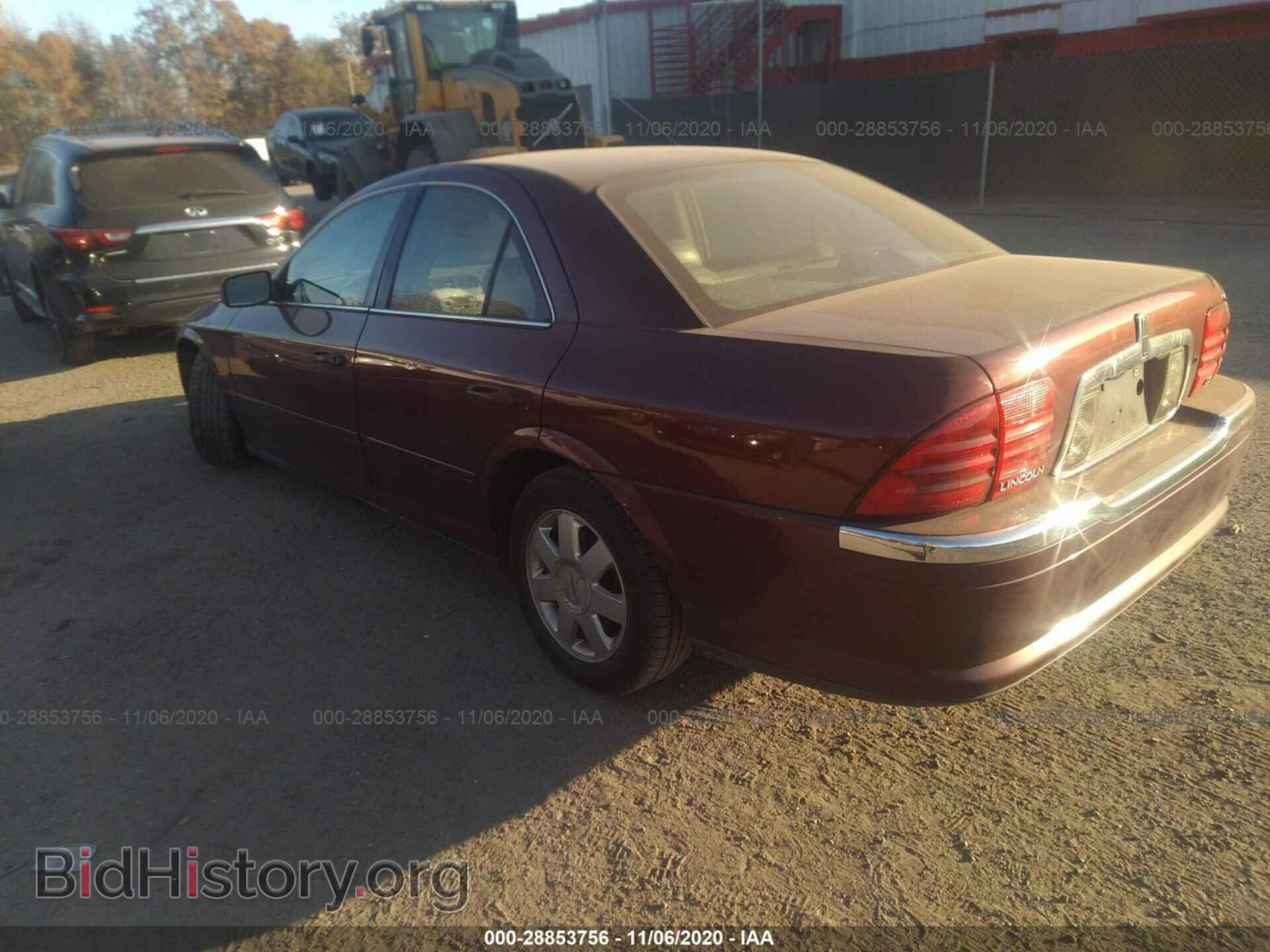 2002 LINCOLN LS - VIN: 1LNHM86S92Y705619 - Фото 3