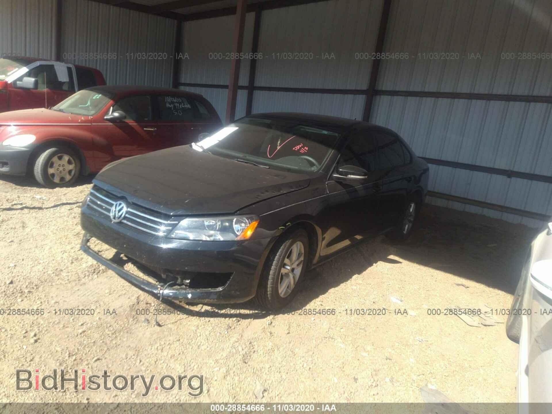 2014 VOLKSWAGEN PASSAT - VIN: 1VWAS7A30EC035091 - Фото 2