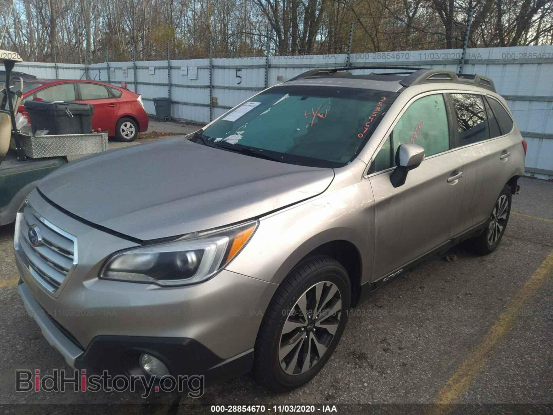 2015 SUBARU OUTBACK - VIN: 4S4BSBLC5F3318445 - Фото 2