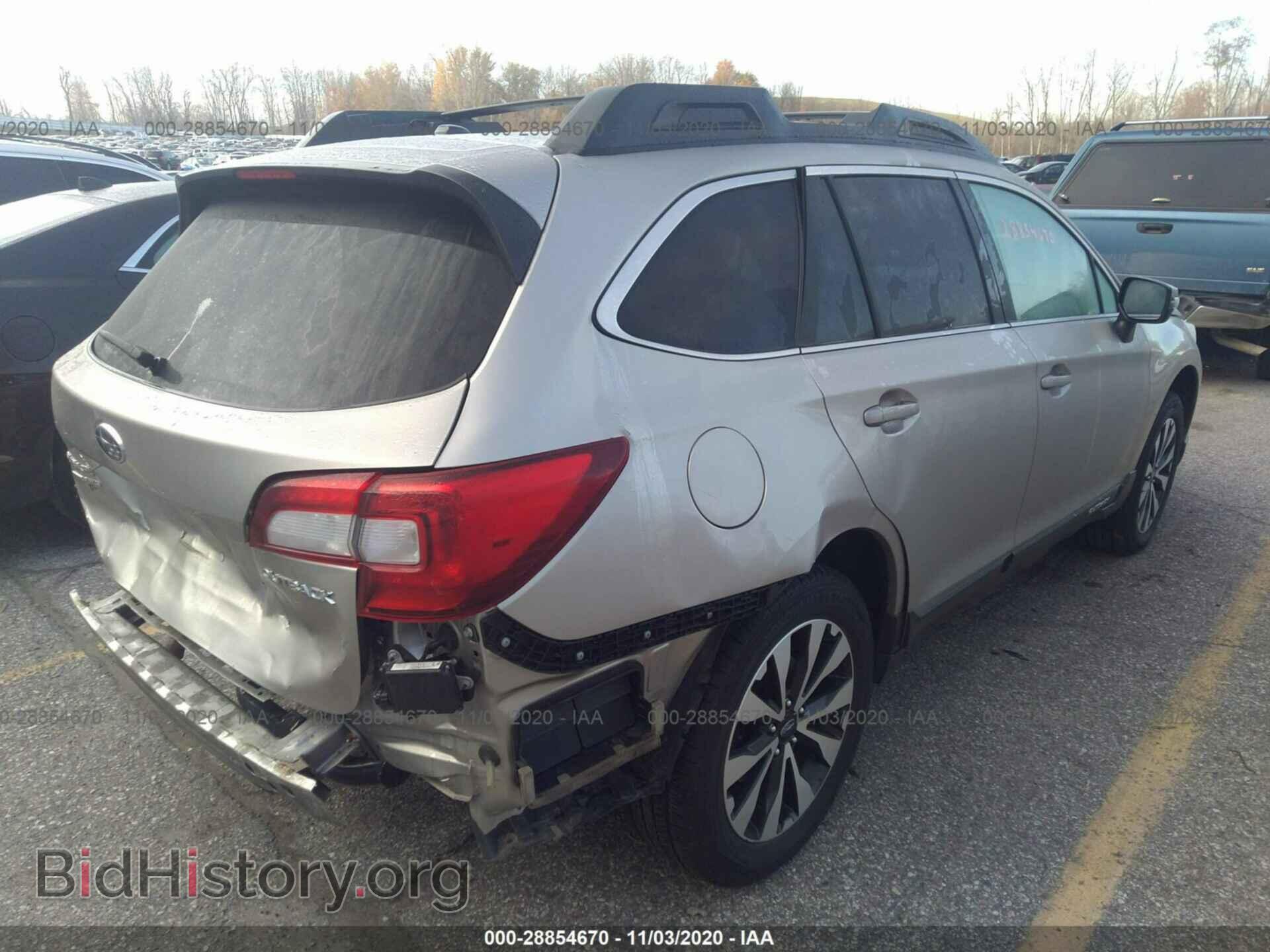 2015 SUBARU OUTBACK - VIN: 4S4BSBLC5F3318445 - Фото 4
