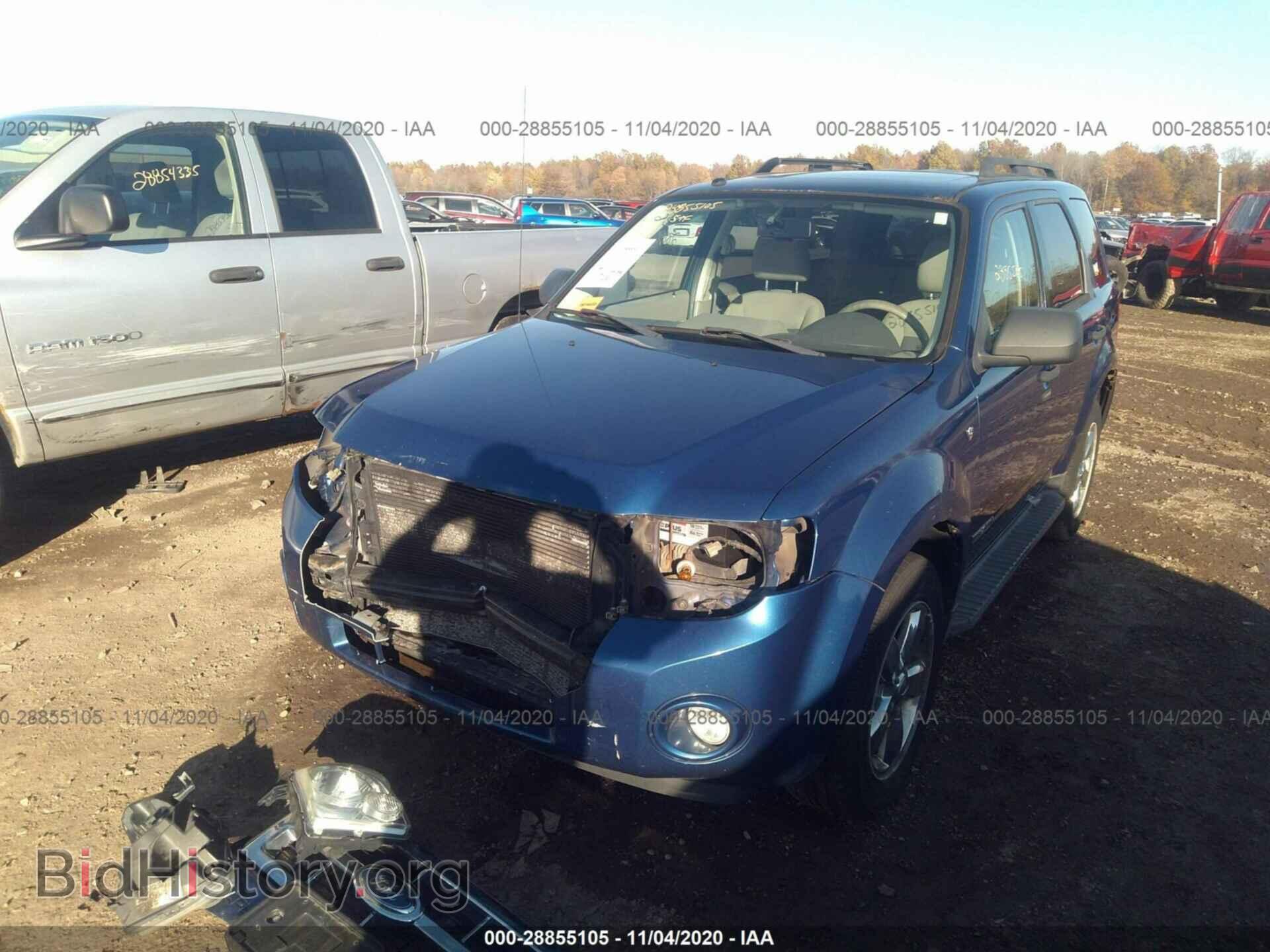 2008 FORD ESCAPE - VIN: 1FMCU03148KD90697 - Фото 2