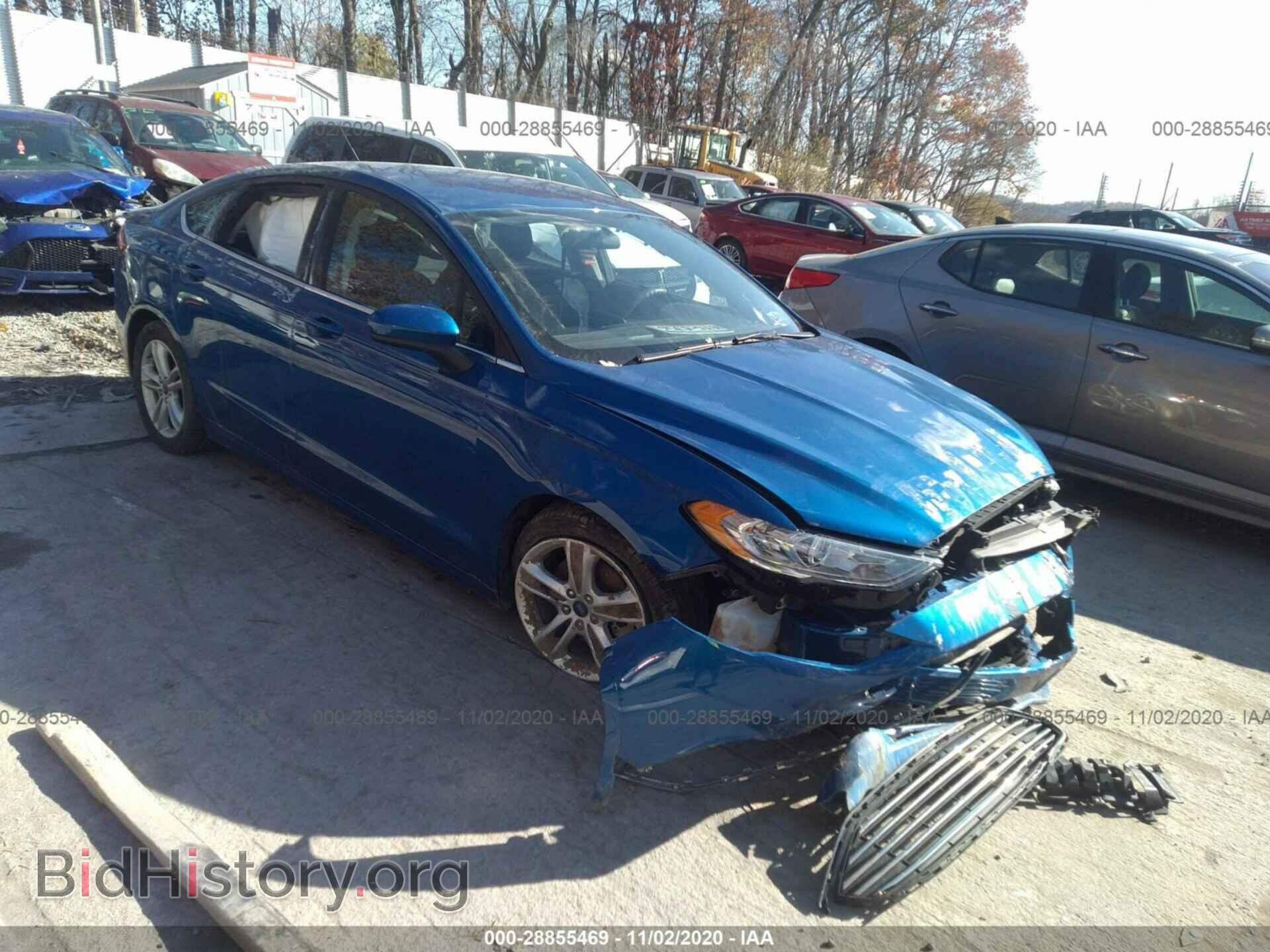 Photo 3FA6P0HD6JR230274 - FORD FUSION 2018