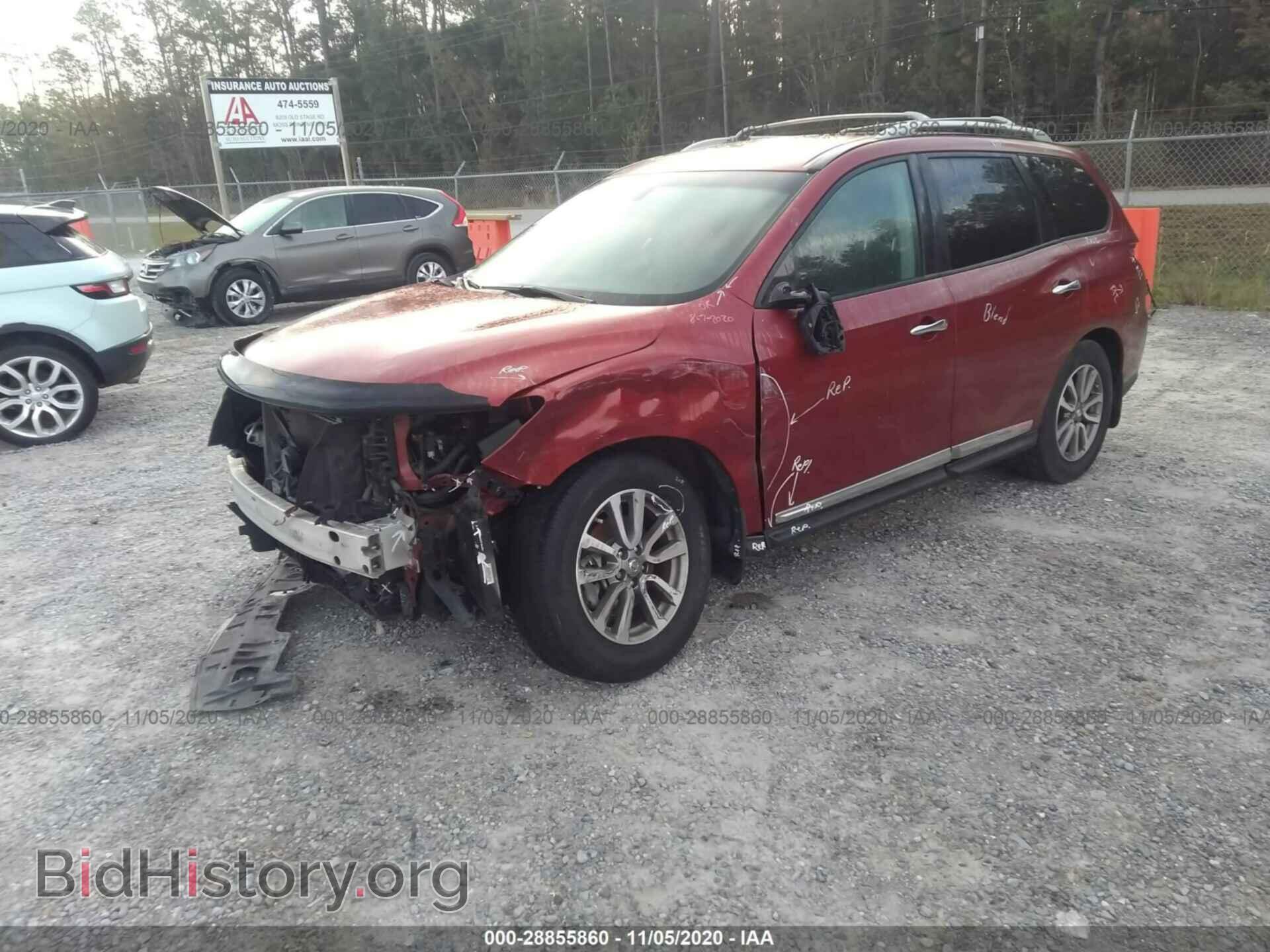2014 NISSAN PATHFINDER - VIN: 5N1AR2MN0EC634955 - Фото 2