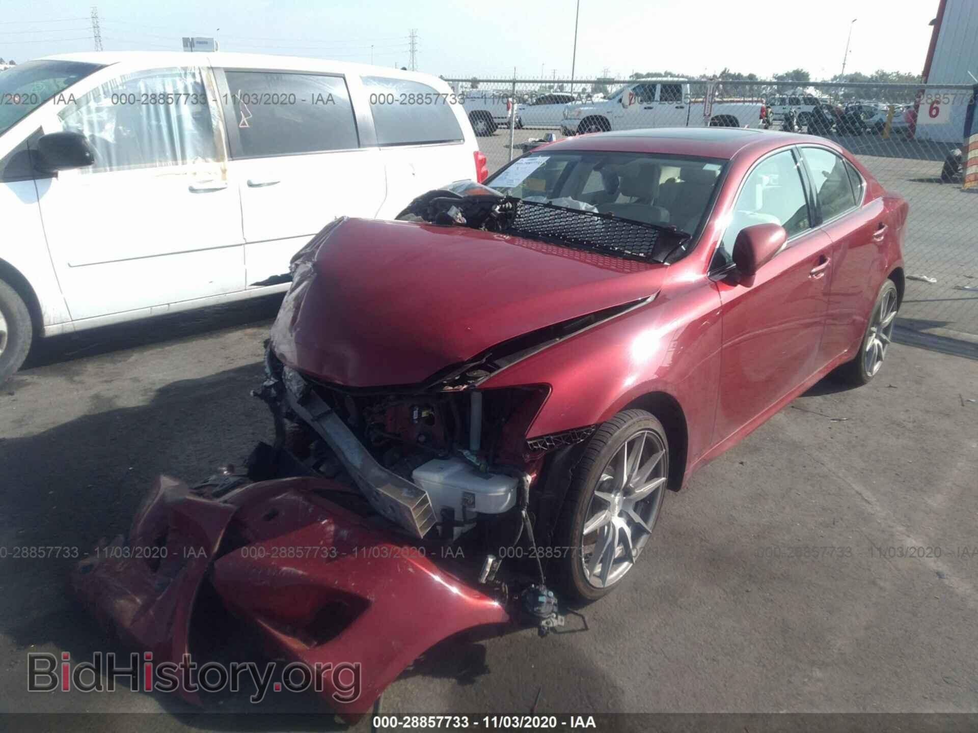 2011 LEXUS IS 350 - VIN: JTHCE5C24B5001794 - Фото 2