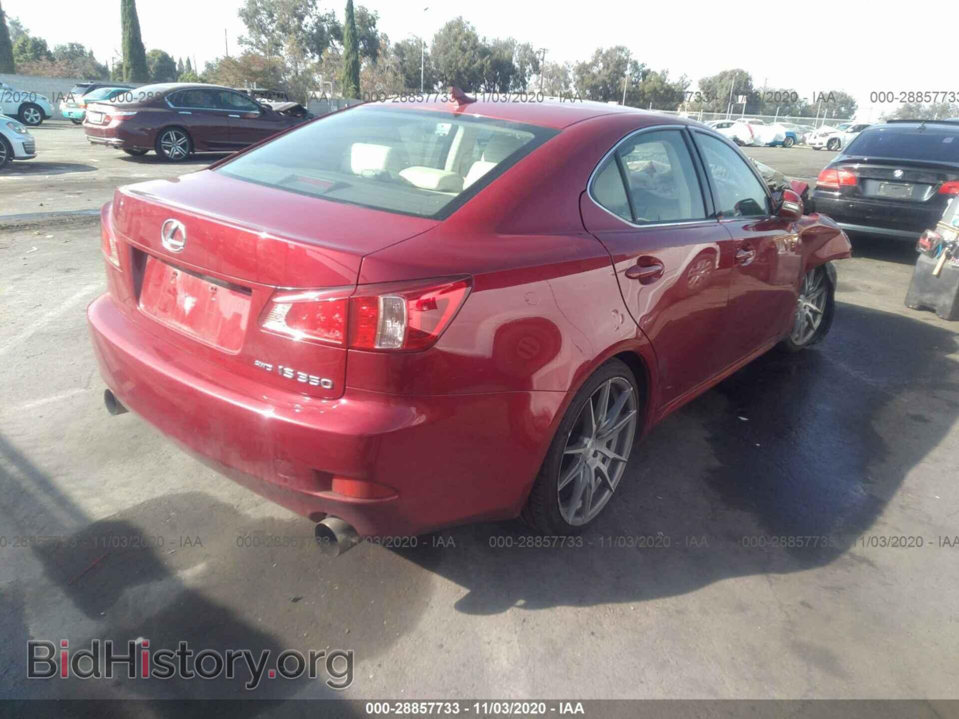 2011 LEXUS IS 350 - VIN: JTHCE5C24B5001794 - Фото 4