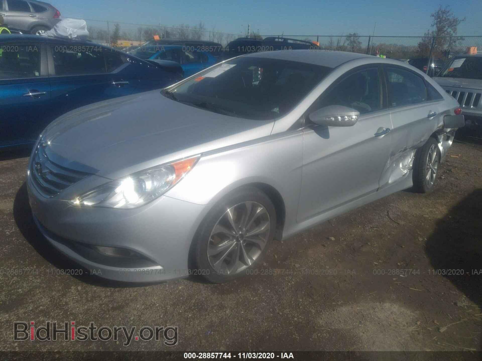 2014 HYUNDAI SONATA - VIN: 5NPEC4AC3EH835727 - Фото 2