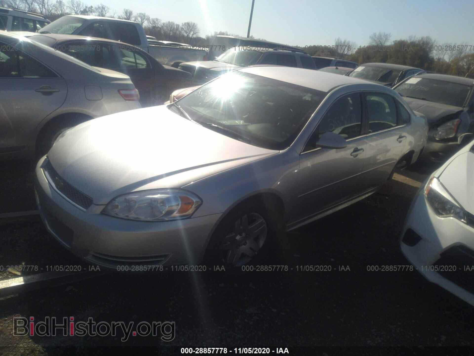2012 CHEVROLET IMPALA - VIN: 2G1WB5E31C1306341 - Фото 2