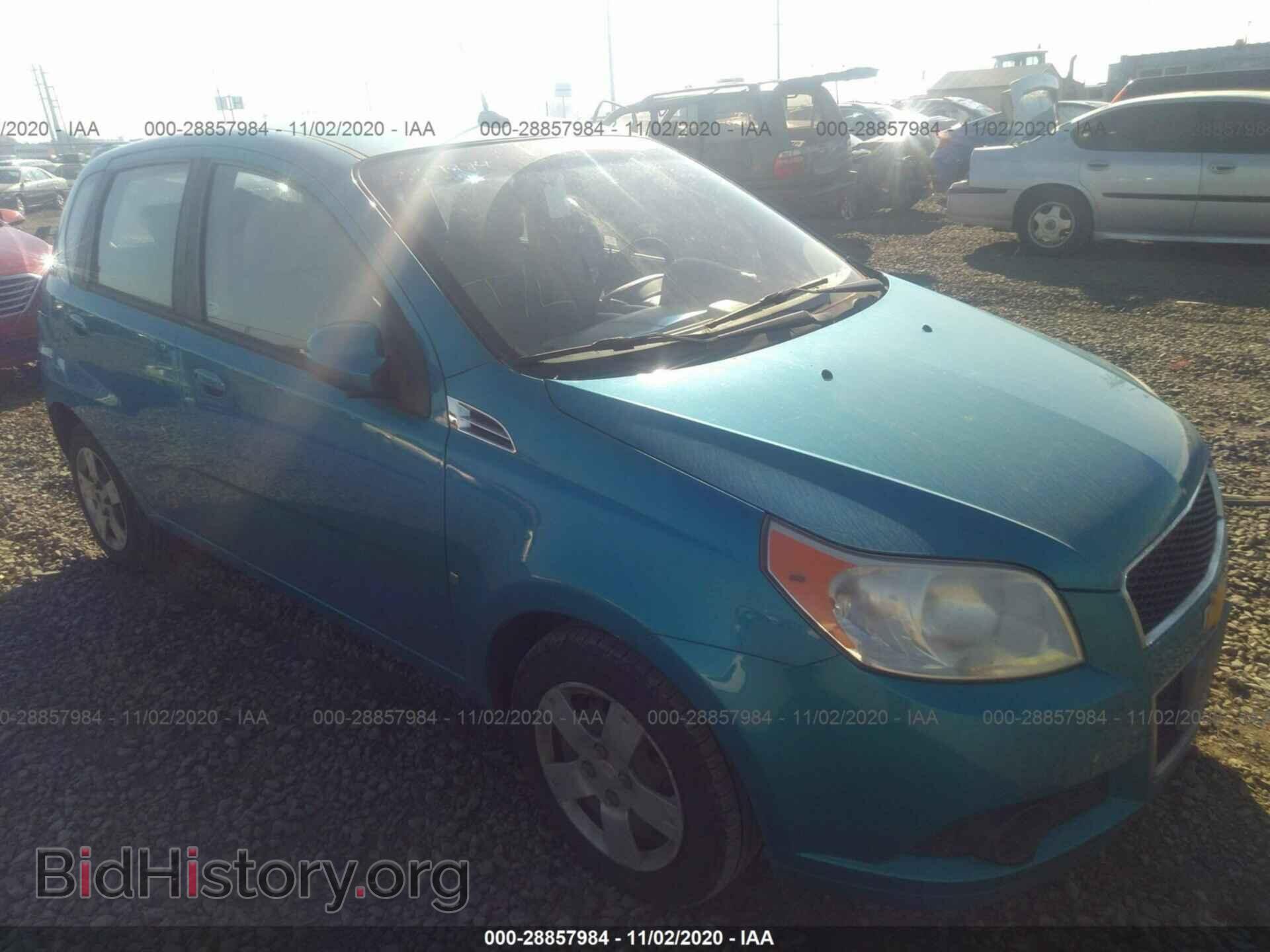 Photo KL1TD66E39B608403 - CHEVROLET AVEO 2009