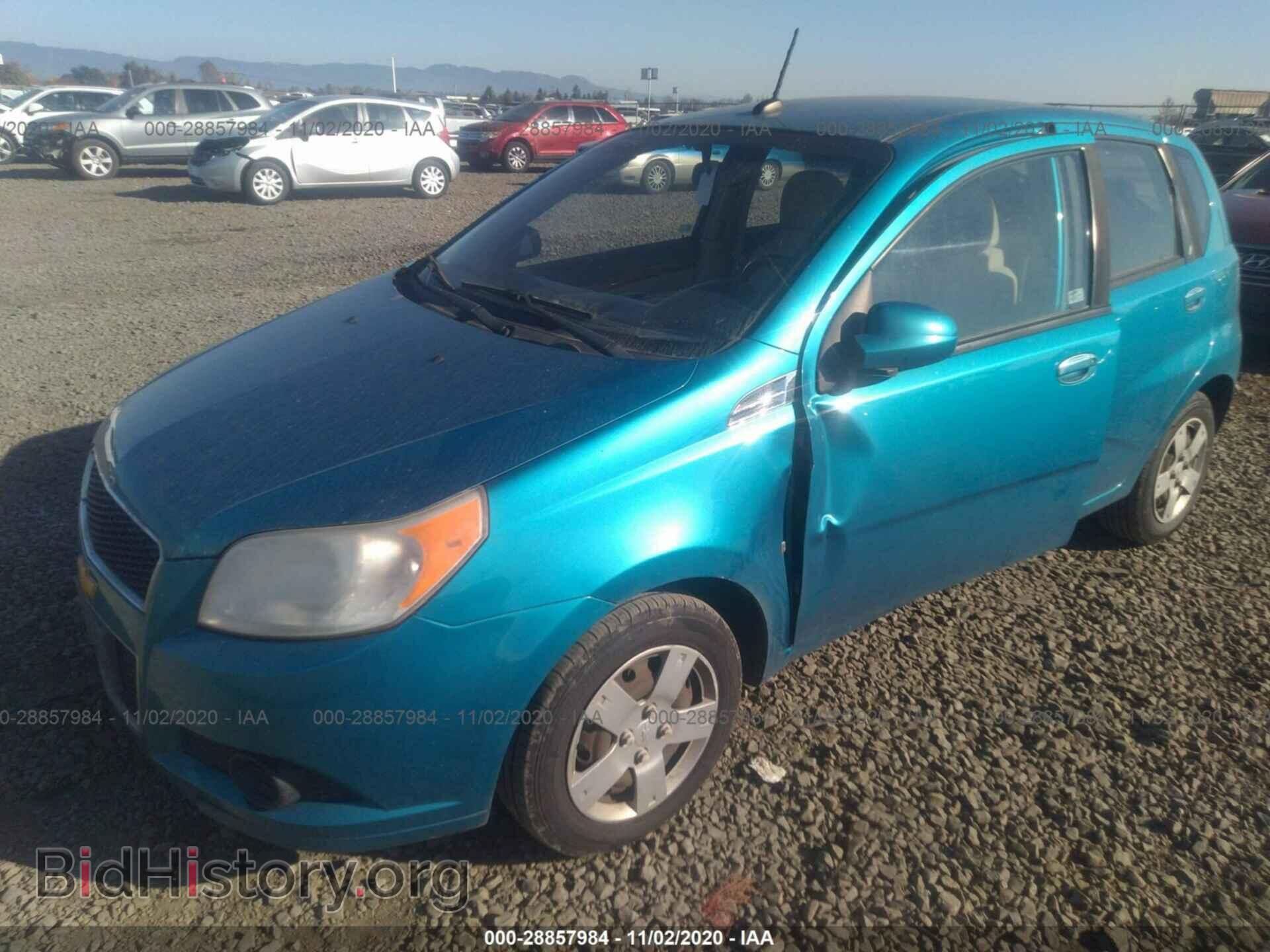 2009 CHEVROLET AVEO - VIN: KL1TD66E39B608403 - Фото 2