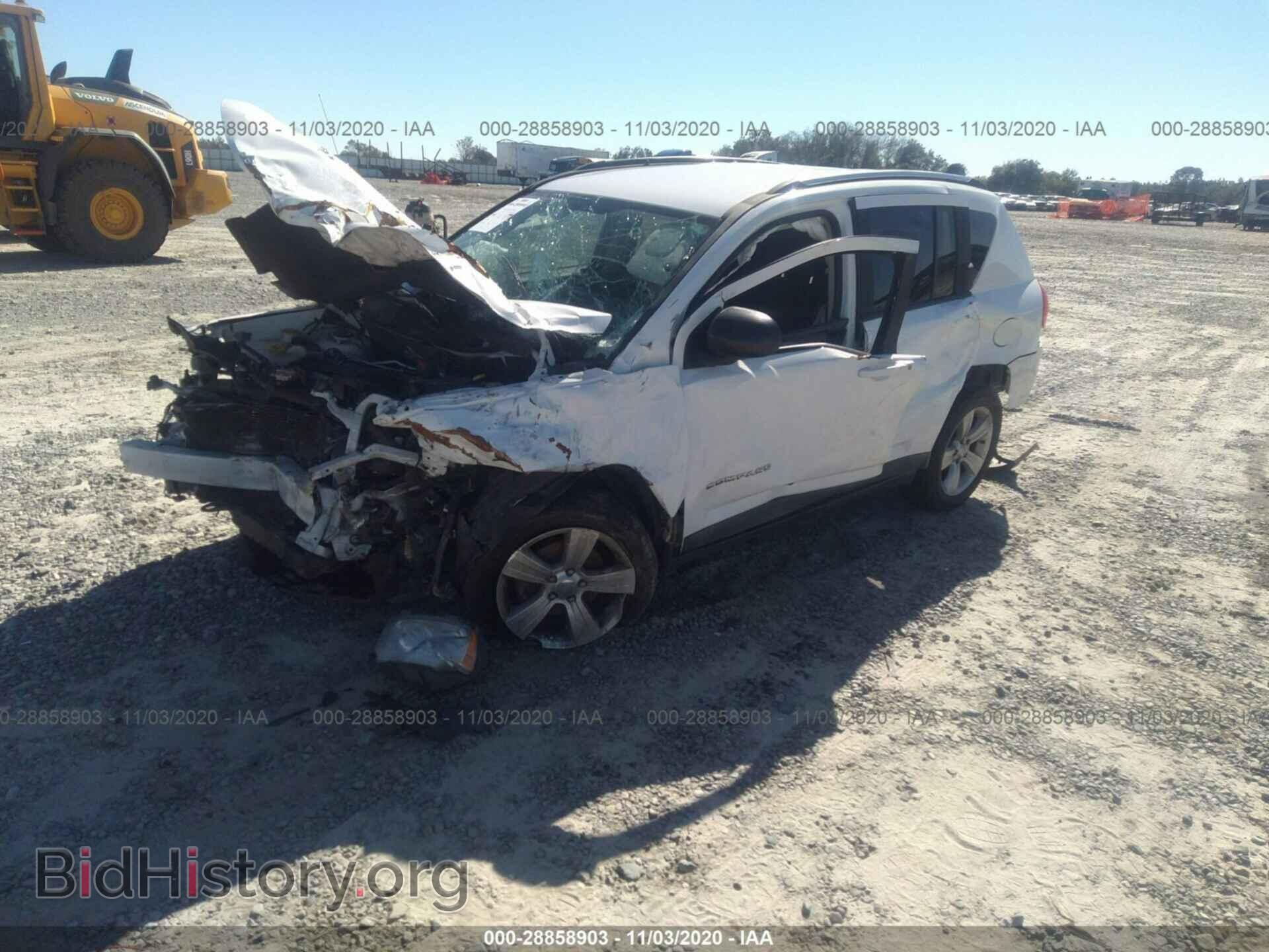 2012 JEEP COMPASS - VIN: 1C4NJCBA8CD518767 - Фото 2