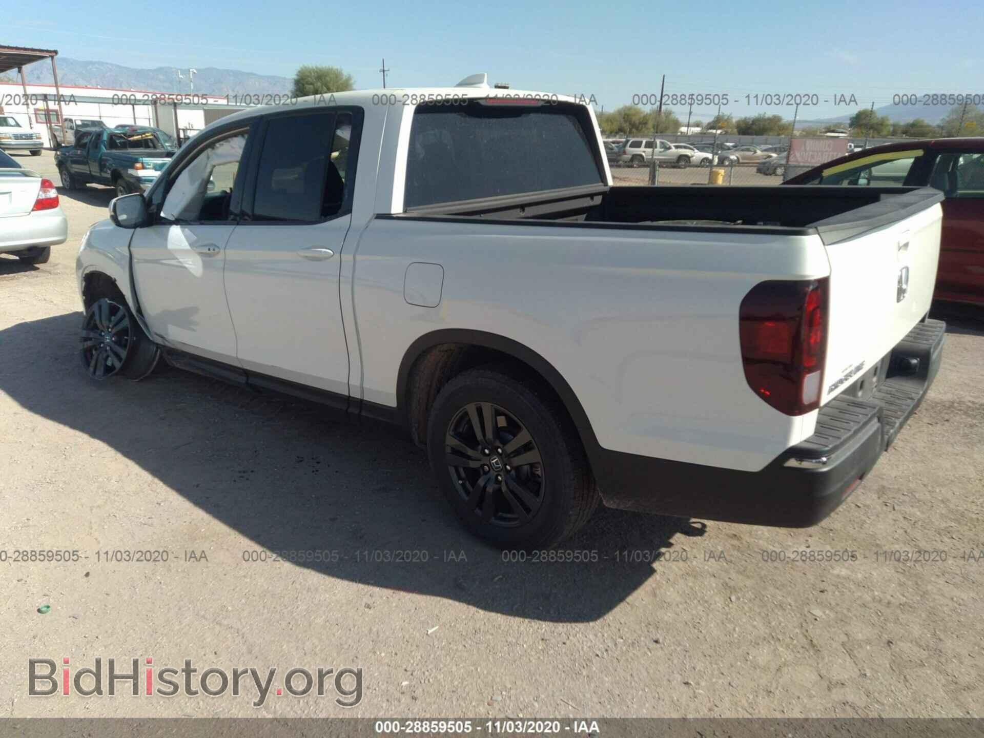 2019 HONDA RIDGELINE - VIN: 5FPYK2F1XKB005193 - Фото 3