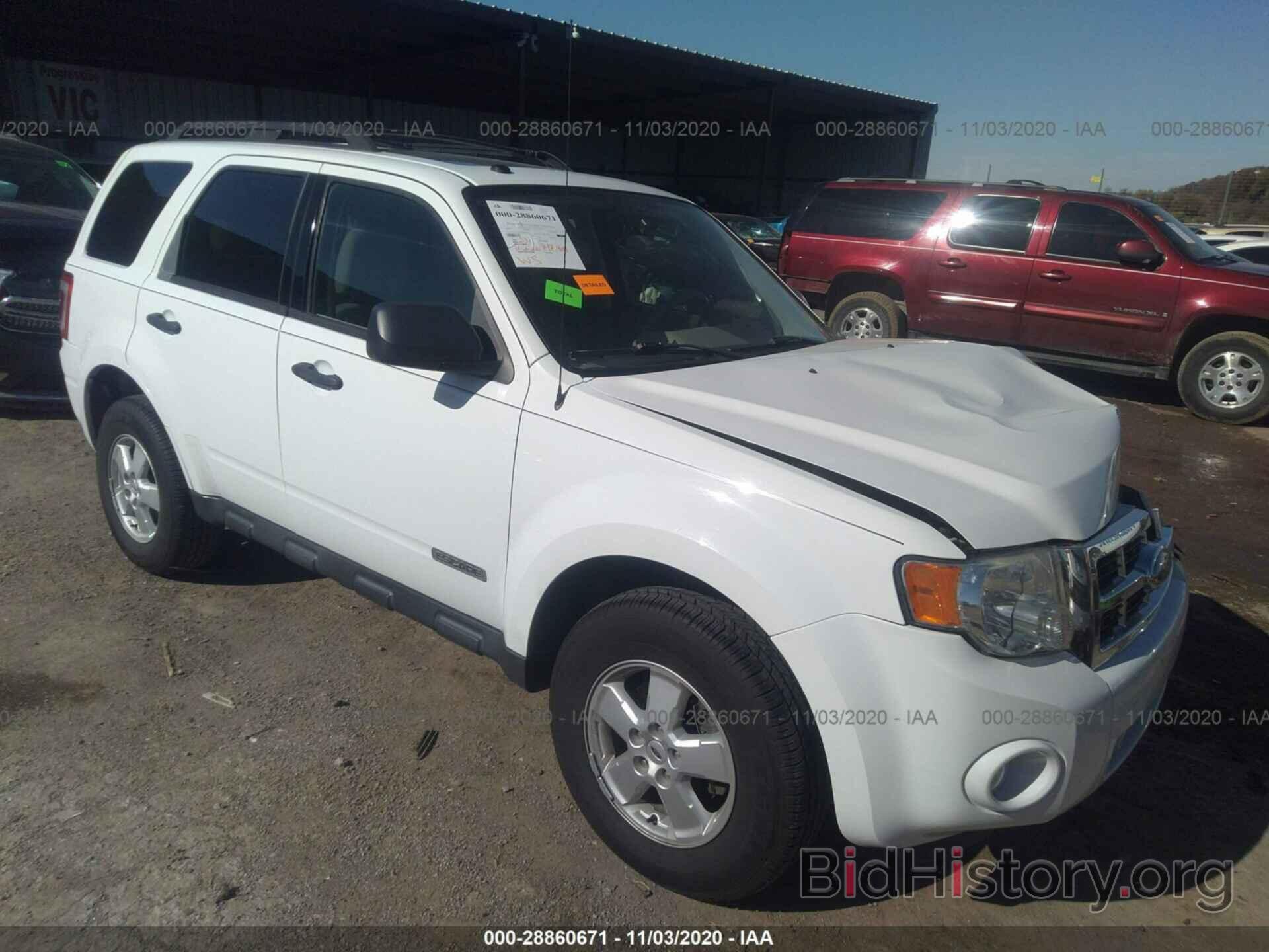 Photo 1FMCU03Z58KB08976 - FORD ESCAPE 2008