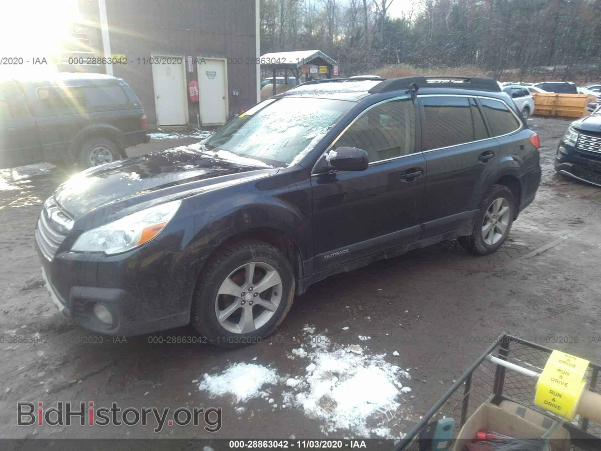 2013 SUBARU OUTBACK - VIN: 4S4BRBKC6D3215108 - Фото 2