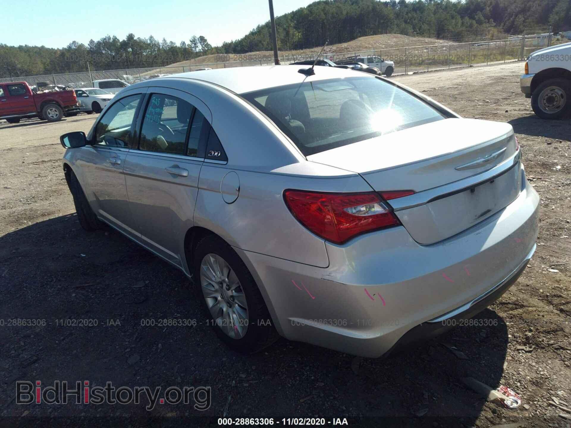 2012 CHRYSLER 200 - VIN: 1C3CCBABXCN139127 - Фото 3