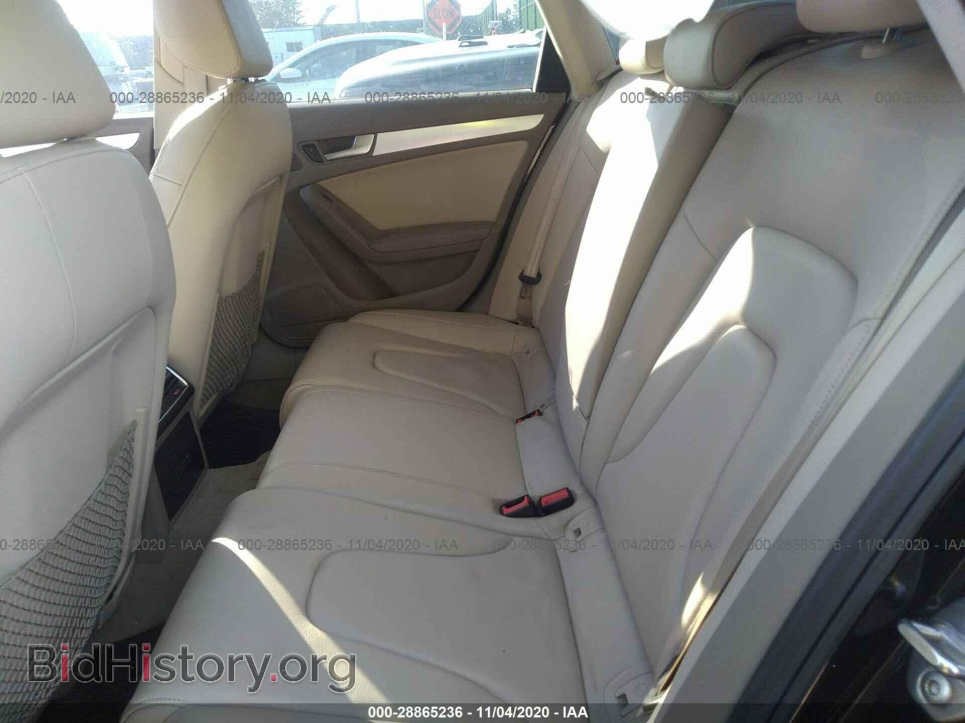 2012 AUDI A4 - VIN: WAUFFAFL8CN005032 - Photo 8