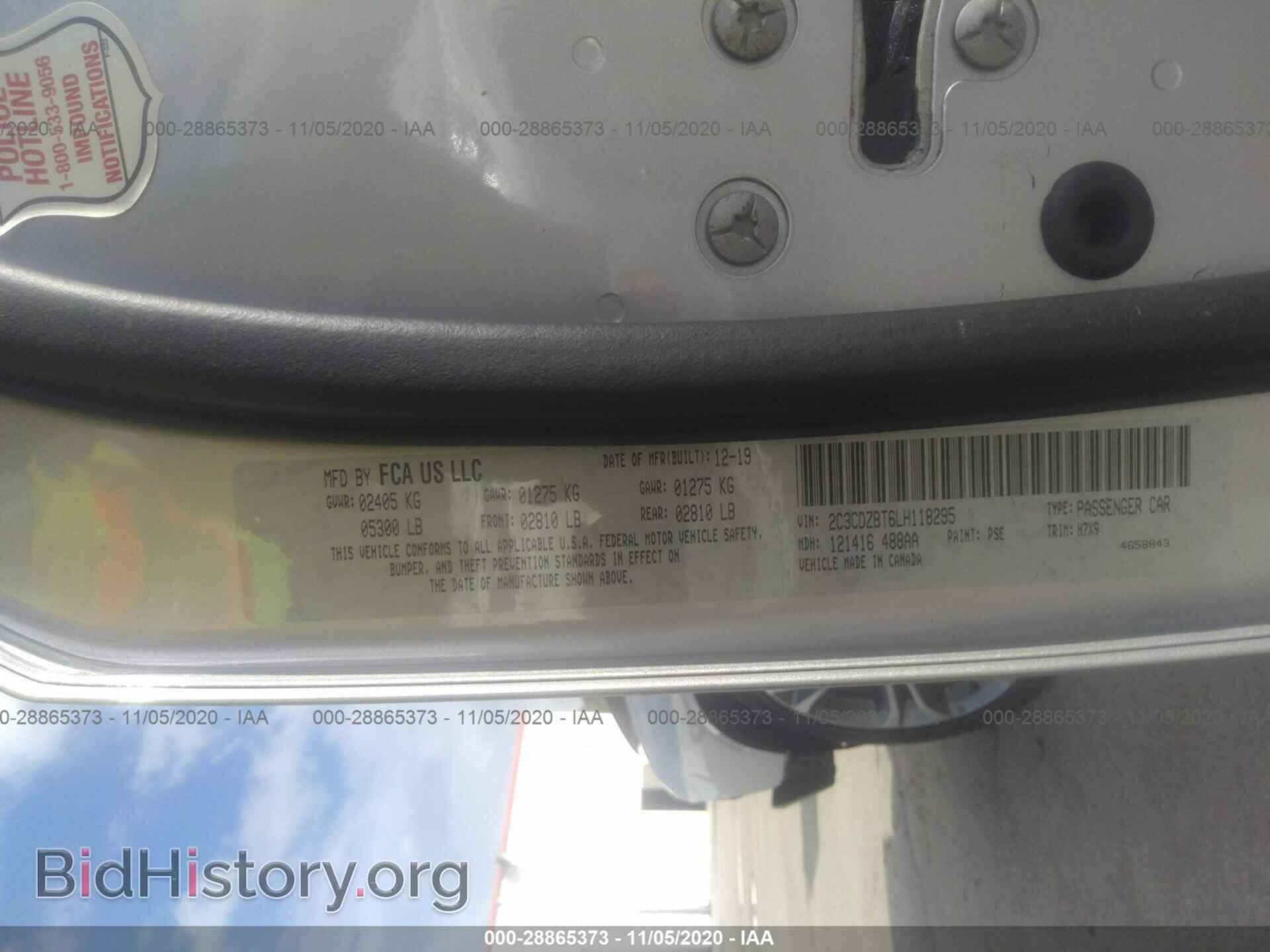 2020 DODGE CHALLENGER - VIN: 2C3CDZBT6LH118295 - Photo 9