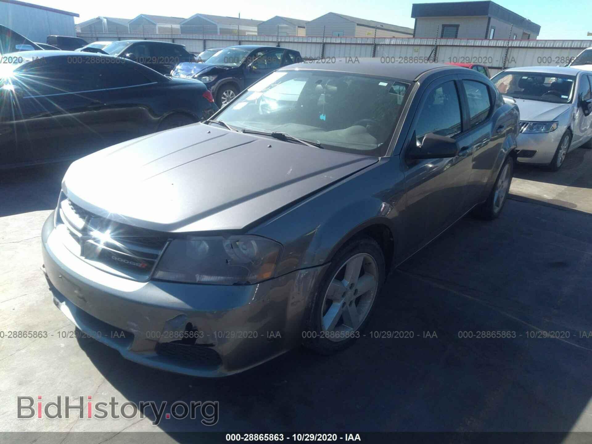 2013 DODGE AVENGER - VIN: 1C3CDZAG5DN770340 - Фото 2