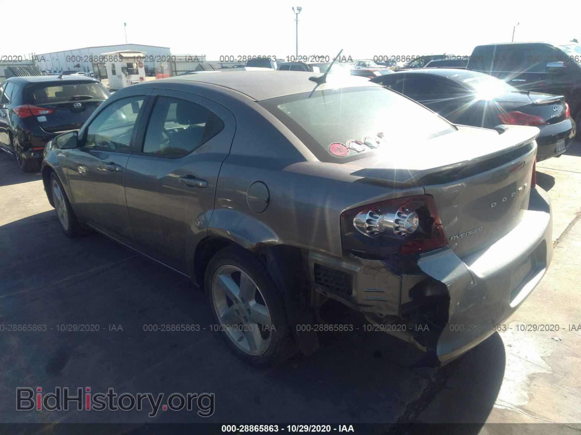 2013 DODGE AVENGER - VIN: 1C3CDZAG5DN770340 - Фото 3
