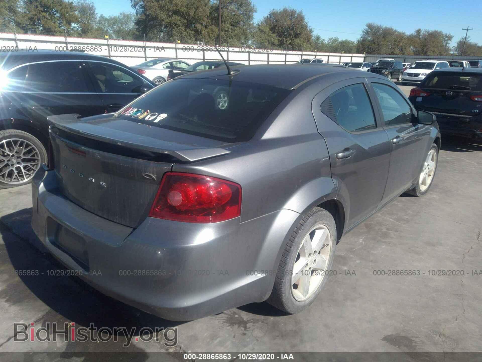 2013 DODGE AVENGER - VIN: 1C3CDZAG5DN770340 - Фото 4