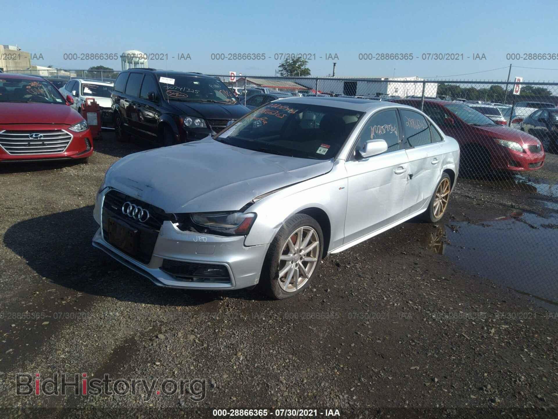 2014 AUDI A4 - VIN: WAUFFAFL8EN036171 - Фото 2