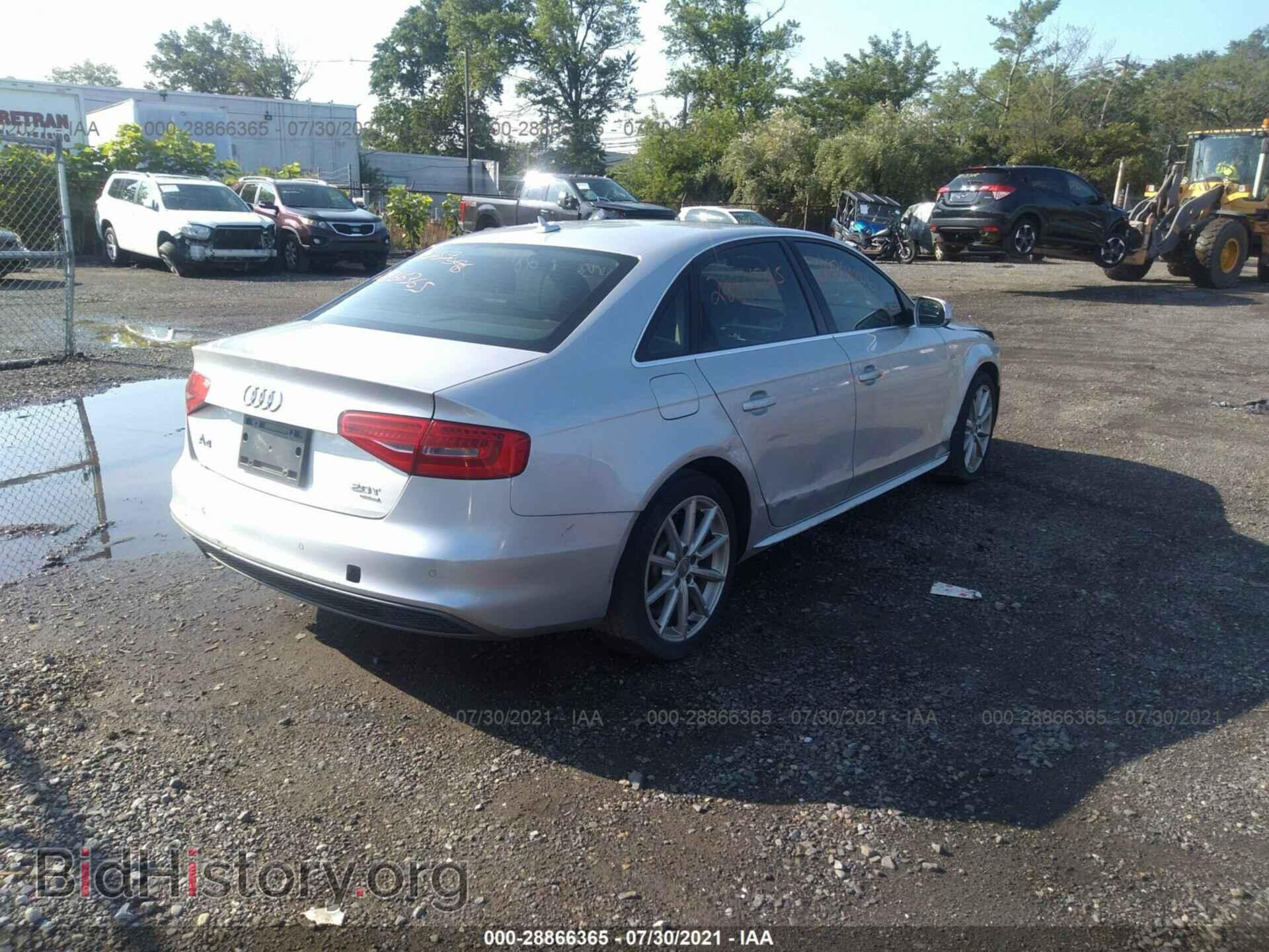 2014 AUDI A4 - VIN: WAUFFAFL8EN036171 - Фото 4
