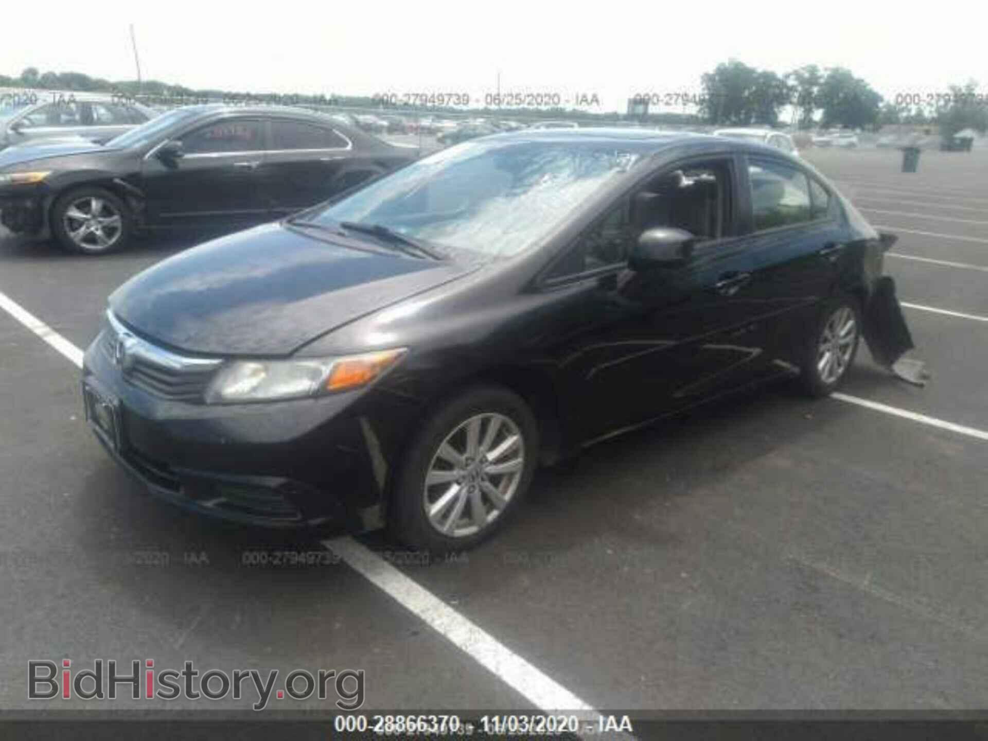 2012 HONDA CIVIC SDN - VIN: 2HGFB2F84CH508101 - Фото 2