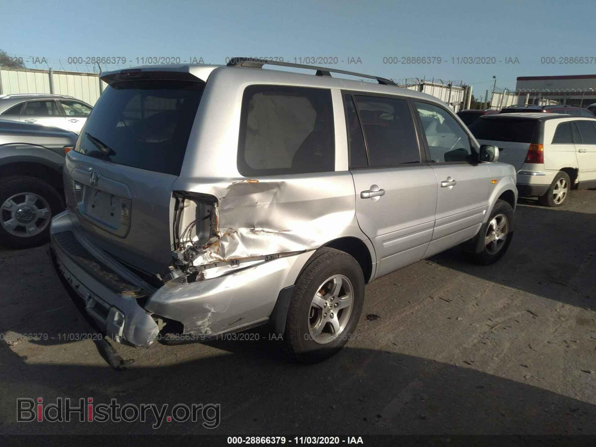 2006 HONDA PILOT - VIN: 5FNYF28506B044894 - Фото 4