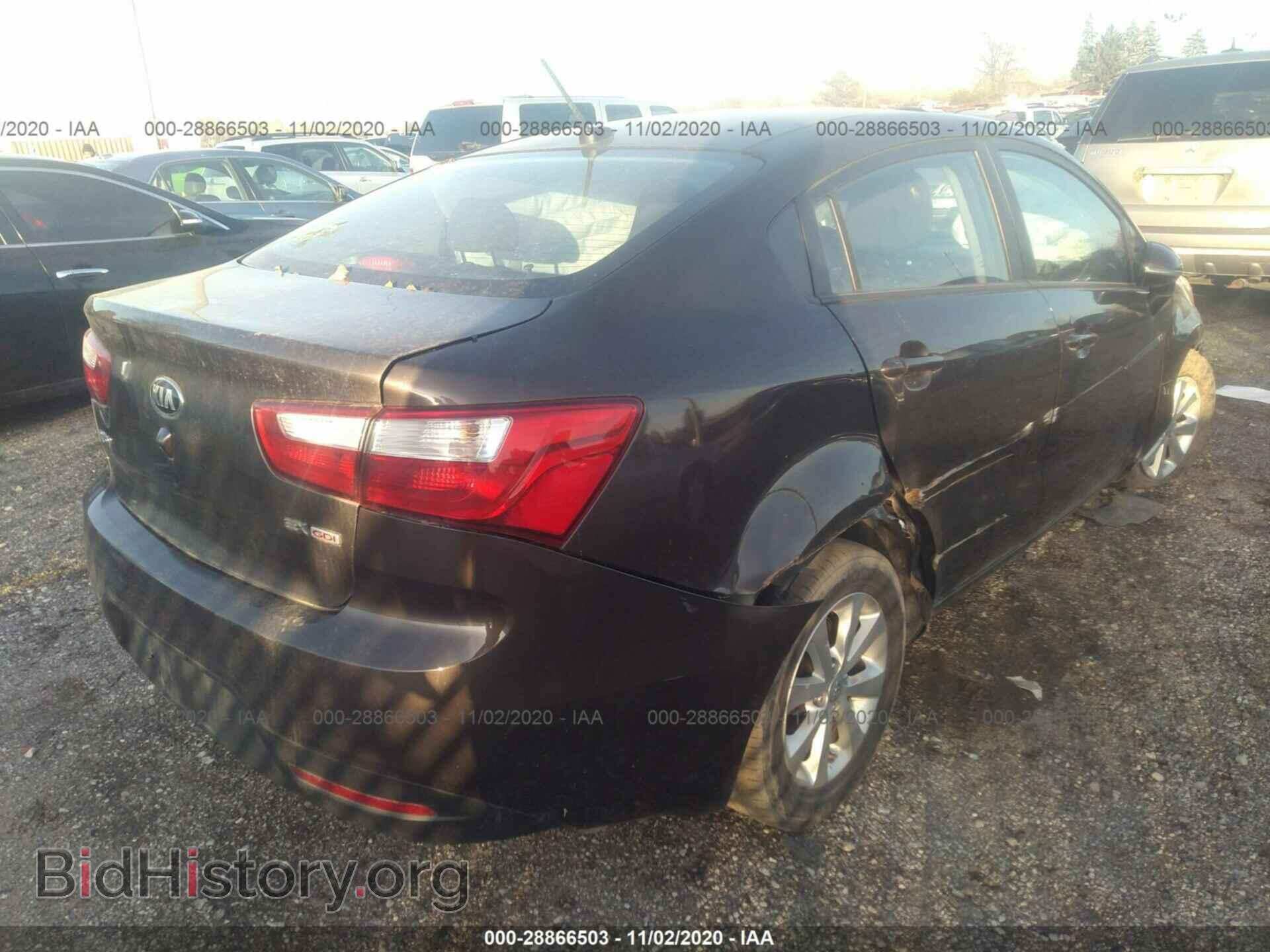 2015 KIA RIO - VIN: KNADN4A33F6448447 - Фото 4