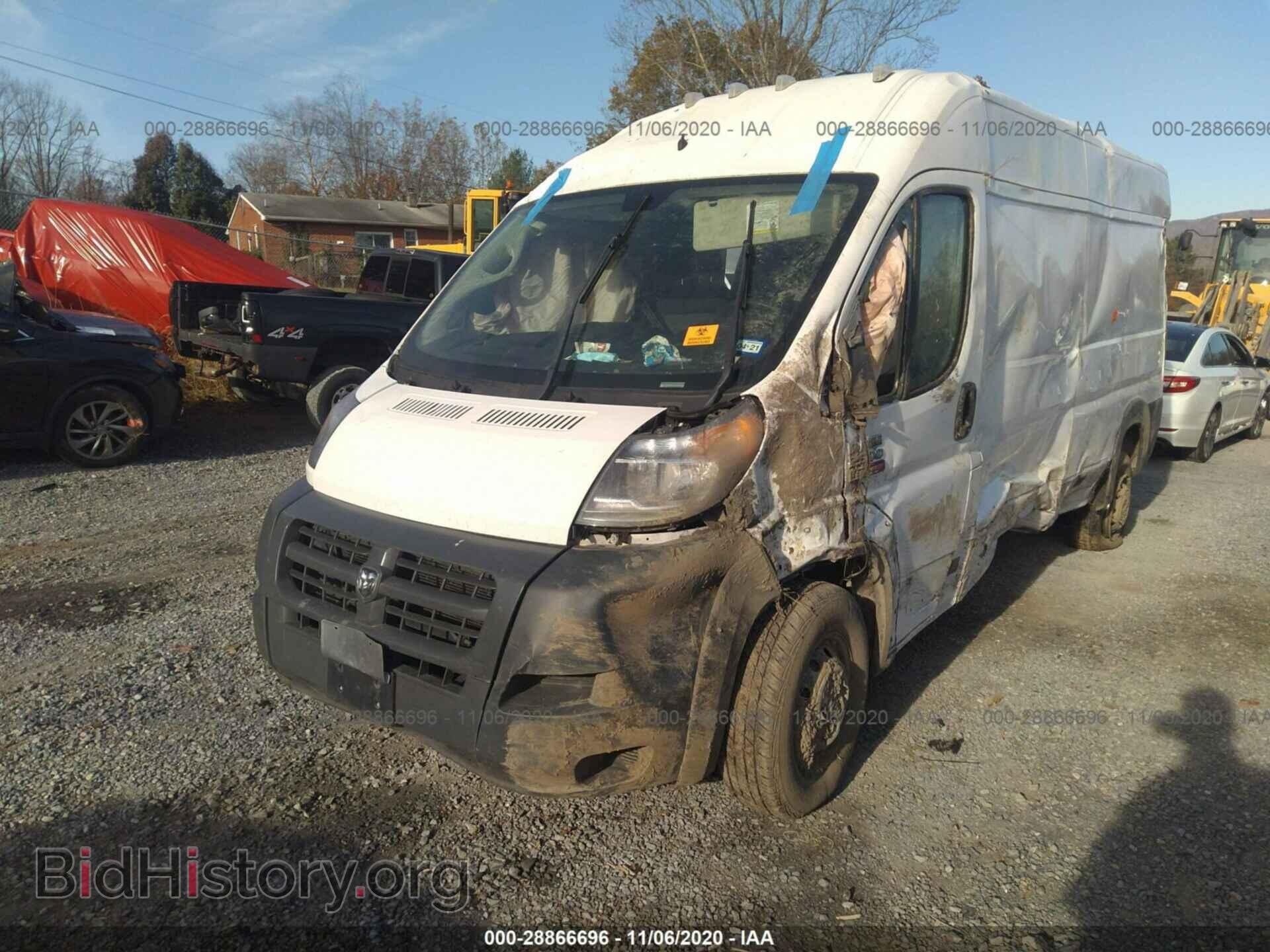 2017 RAM PROMASTER CARGO VAN - VIN: 3C6TRVDG3HE545546 - Фото 2