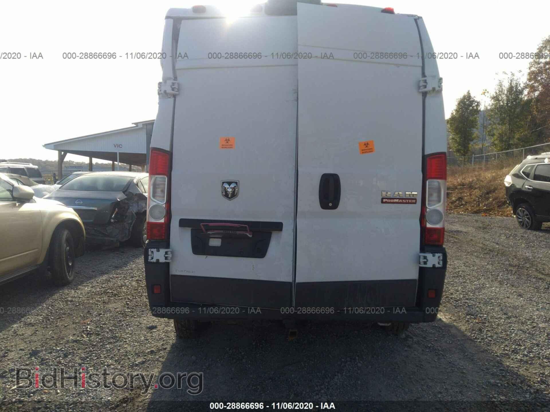 2017 RAM PROMASTER CARGO VAN - VIN: 3C6TRVDG3HE545546 - Фото 8