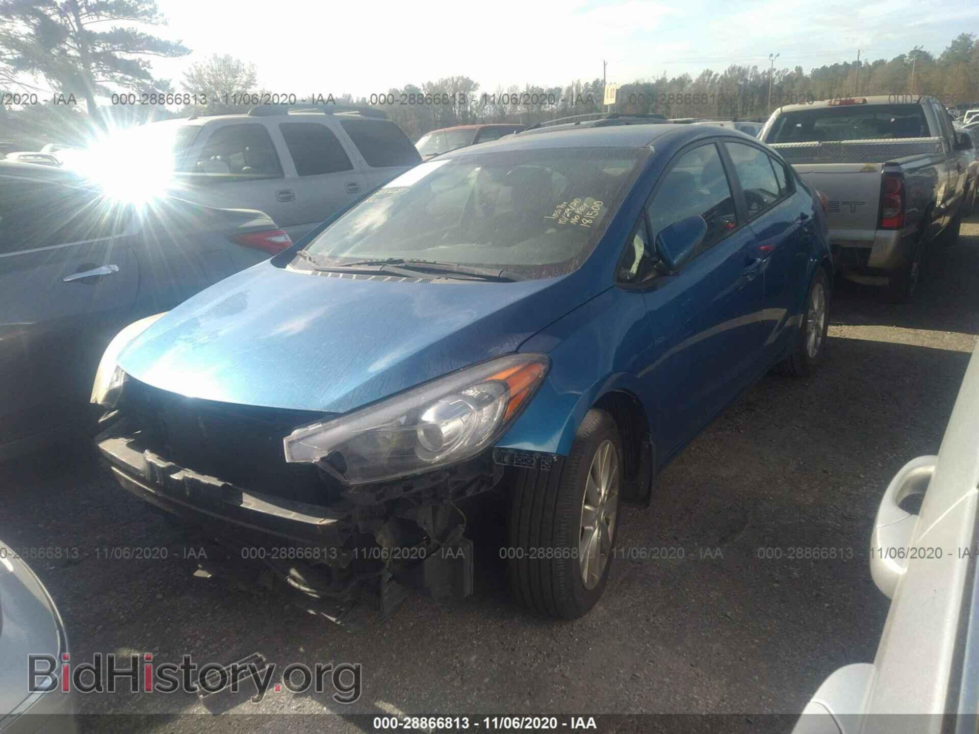 2014 KIA FORTE - VIN: KNAFX4A62E5181500 - Фото 2