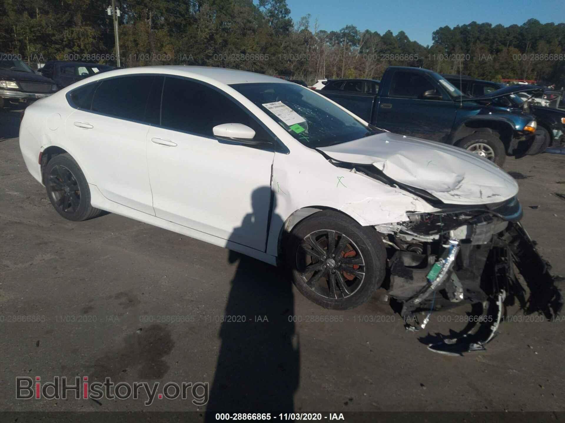 Фотография 1C3CCCAB3FN637616 - CHRYSLER 200 2015