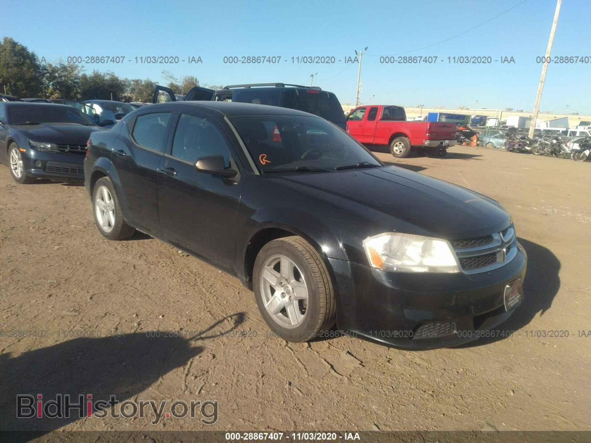 Фотография 1C3CDZAB8DN648558 - DODGE AVENGER 2013