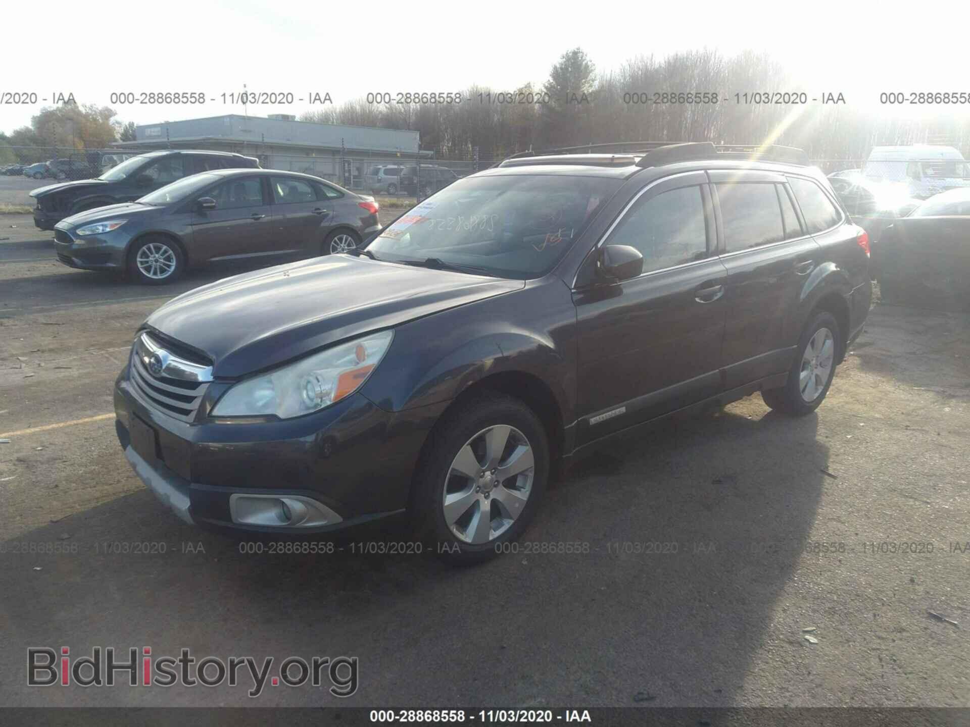 2011 SUBARU OUTBACK - VIN: 4S4BRBKC7B3414505 - Фото 2