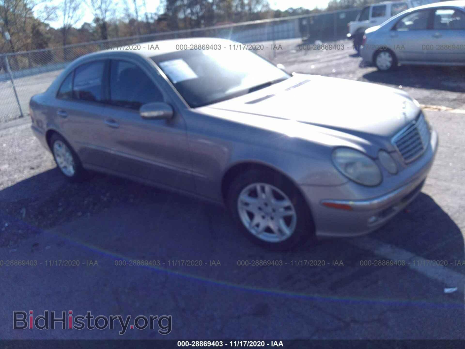 Фотография WDBUF65J13A147459 - MERCEDES-BENZ E-CLASS 2003