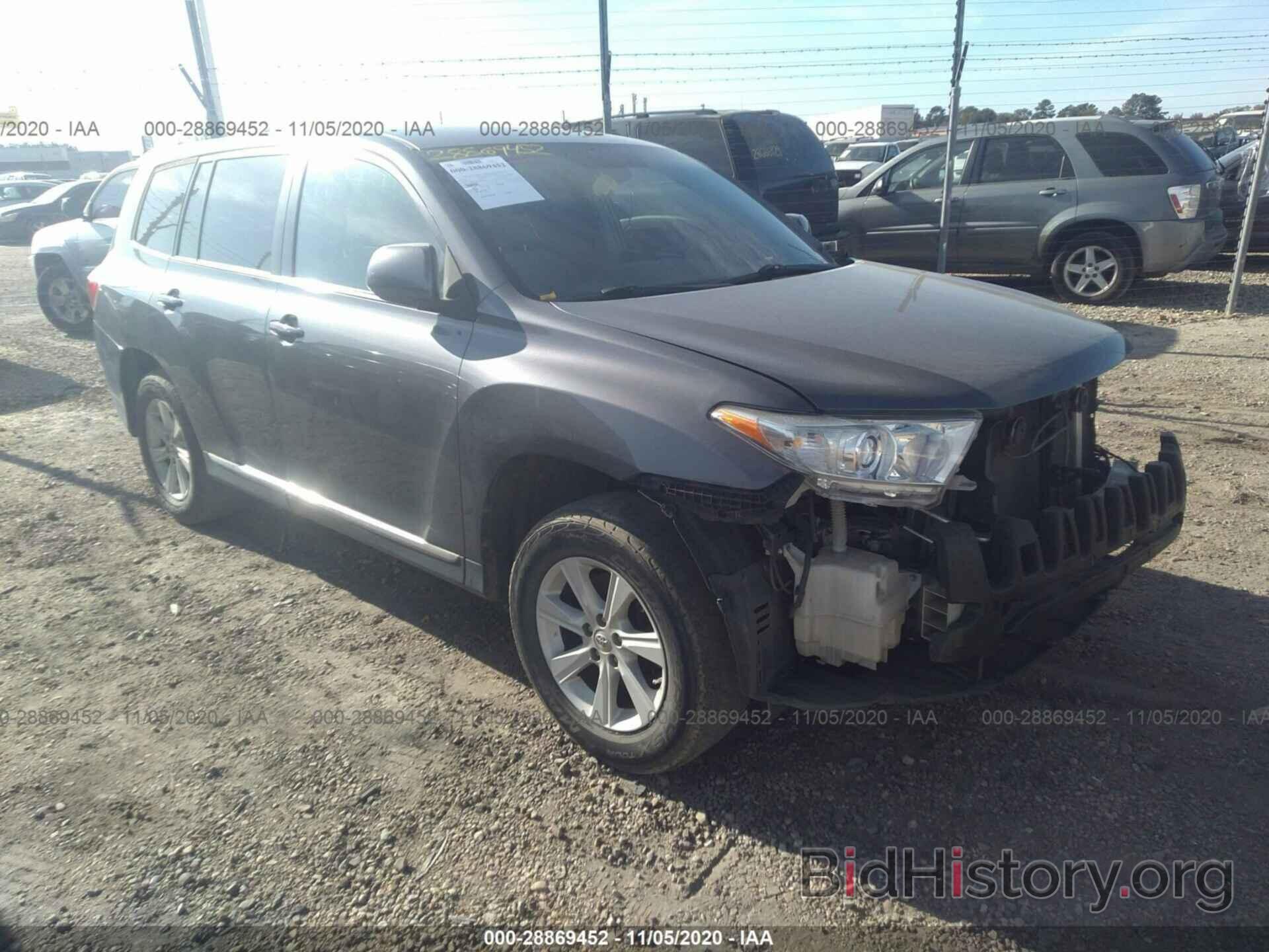 Фотография 5TDBK3EH0DS257309 - TOYOTA HIGHLANDER 2013