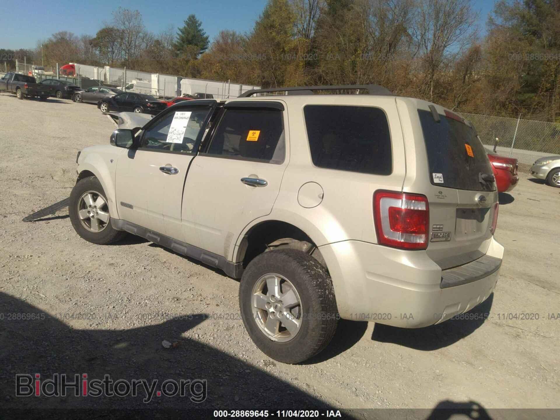 2008 FORD ESCAPE - VIN: 1FMCU93178KA92715 - Фото 3